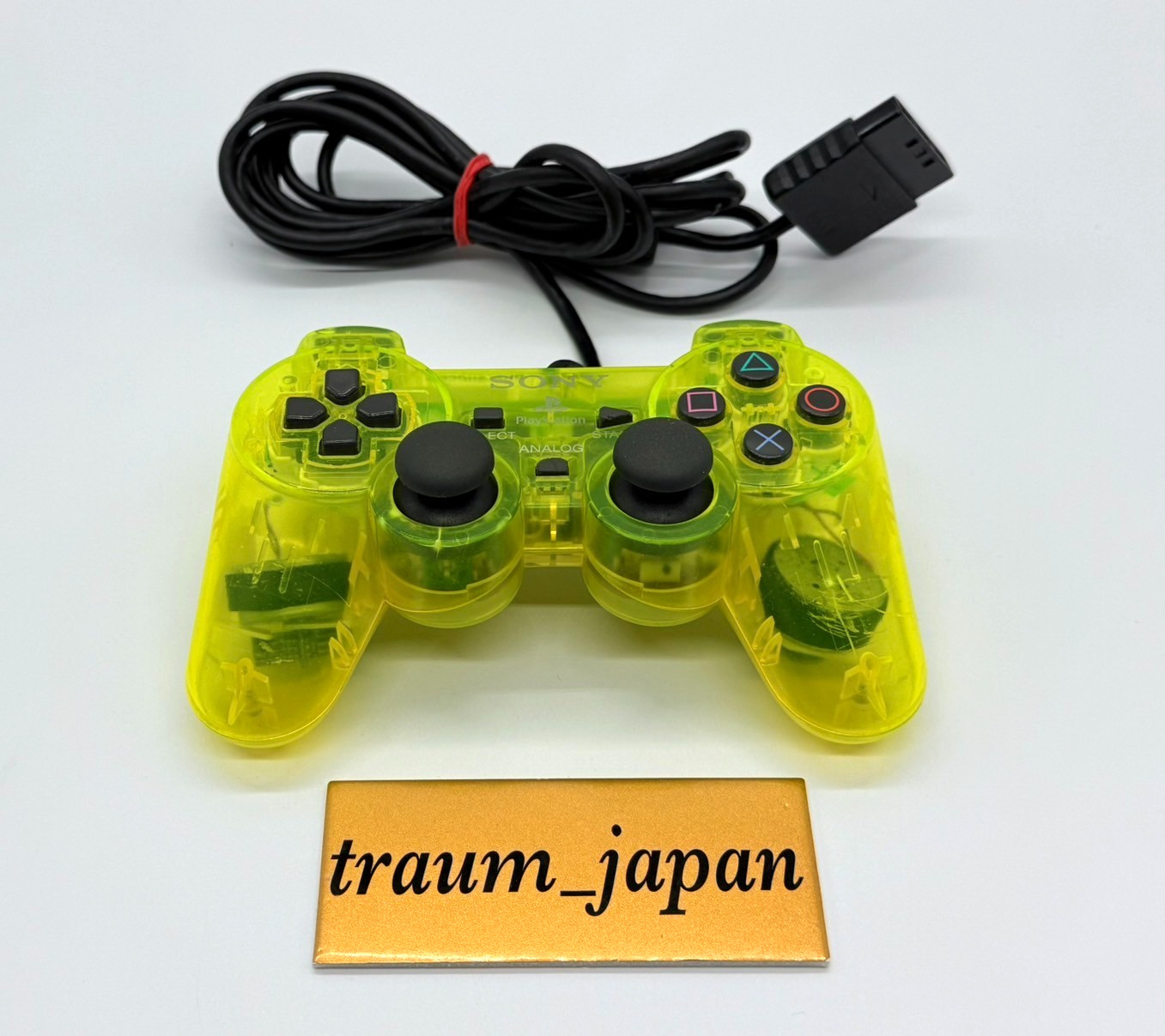 SONY PlayStation 2 PS2 Official Controller DualShock 2 Lemon Yellow SCPH-10010