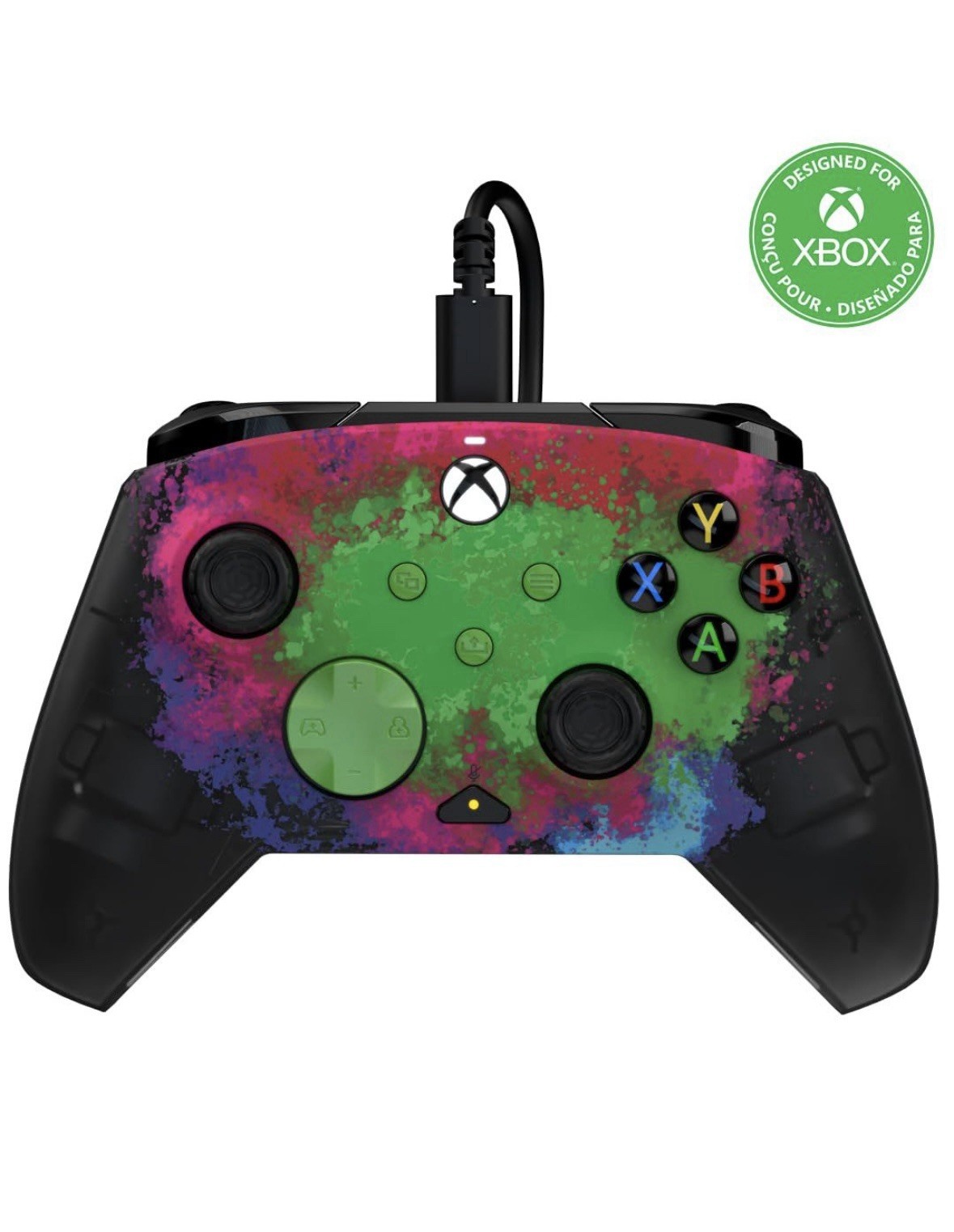 PDP Xbox REMATCH GLOW Wired controller – Space Dust