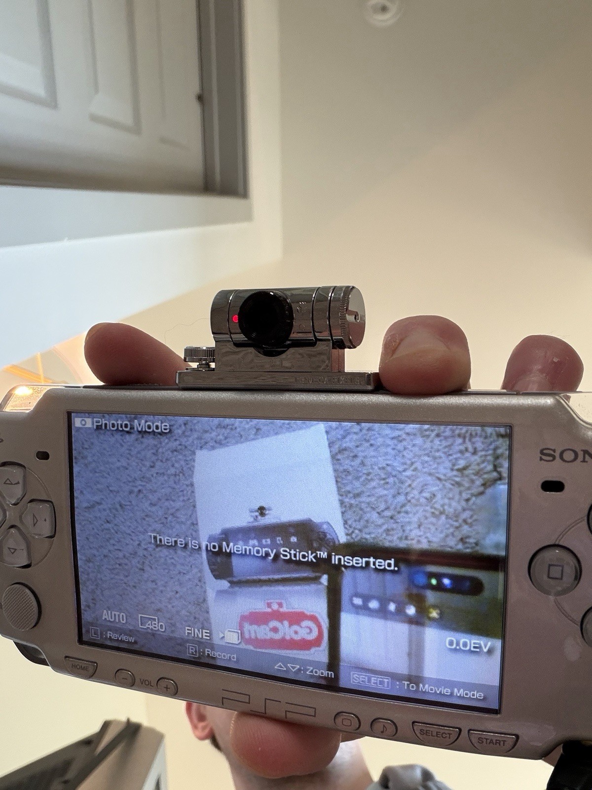 PSP CAMERA 300 SILVER GO!CAM 1.3 Mega Pixels Official *Sony Playstation Portable