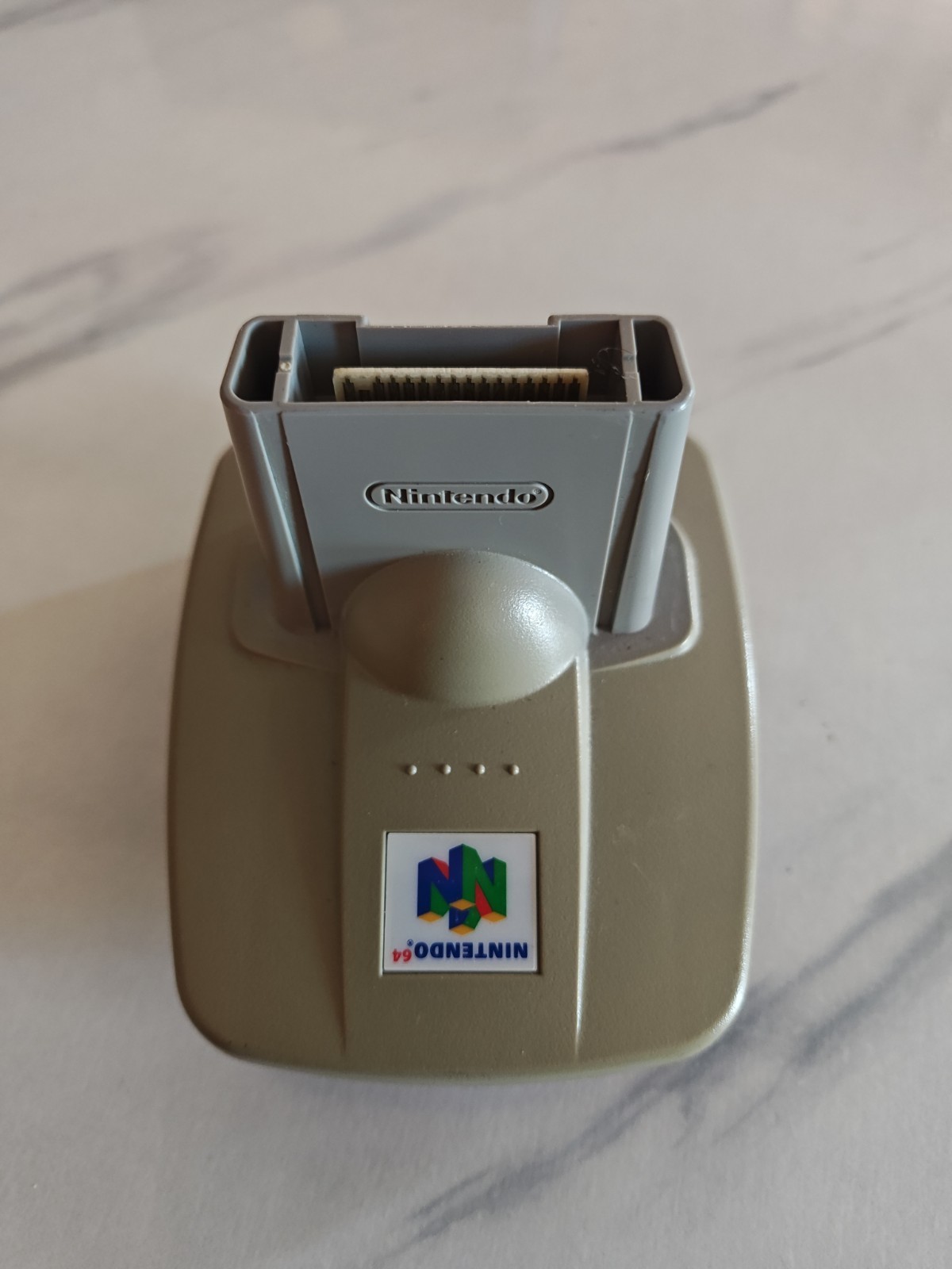 Official Nintendo 64 N64 Transfer Pak NUS-019 Tested Minor Discoloration Etc