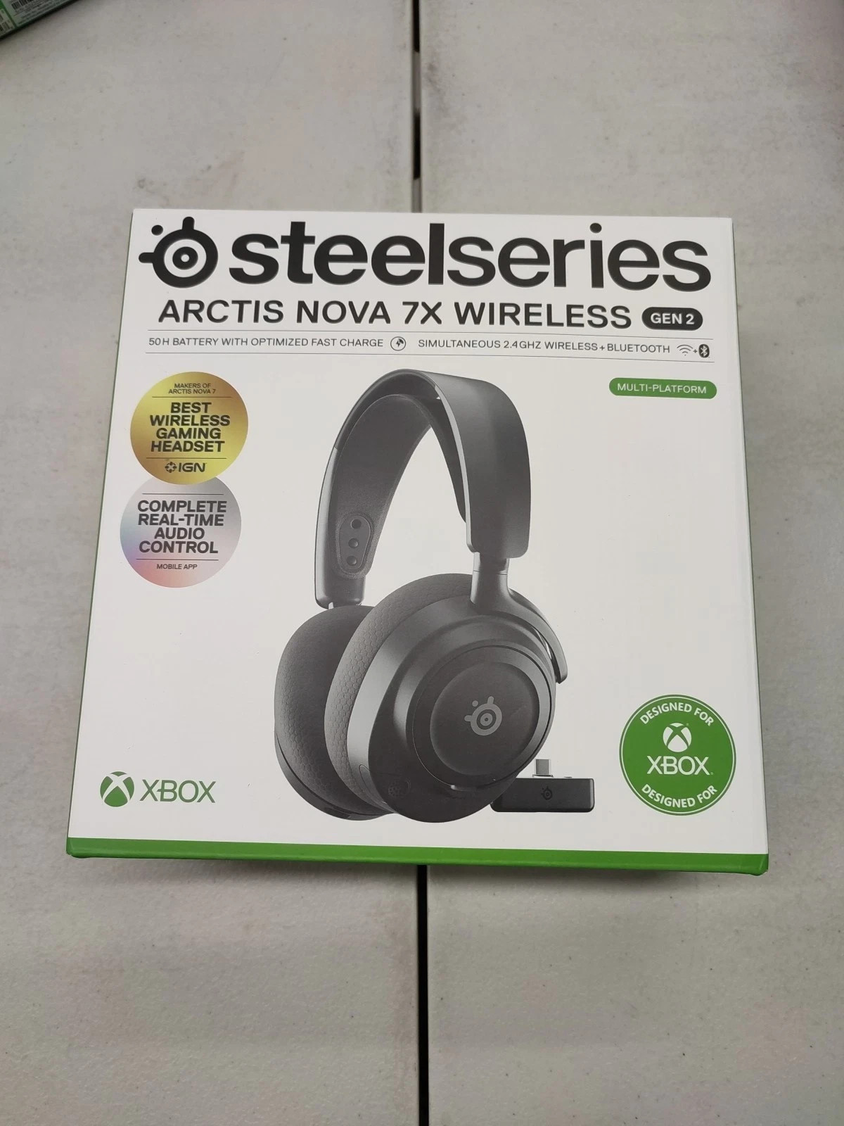 SteelSeries Arctis Nova 7X Wireless Gen 2 Headset – Black, Brand New