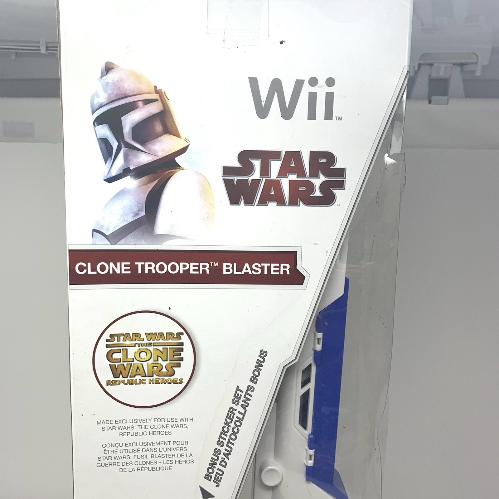Nintendo Wii Star Wars Clone Trooper Blaster New In Box