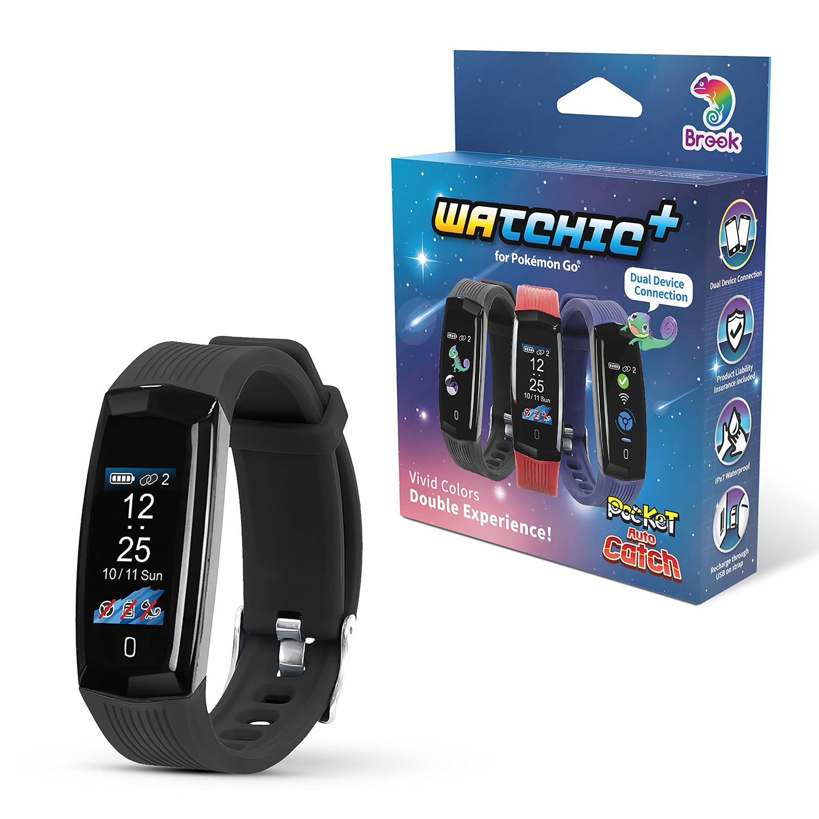 Pocket Auto Catch Watchic Plus – Dual Accounts Auto Catcher, IPX7 Waterproof,…