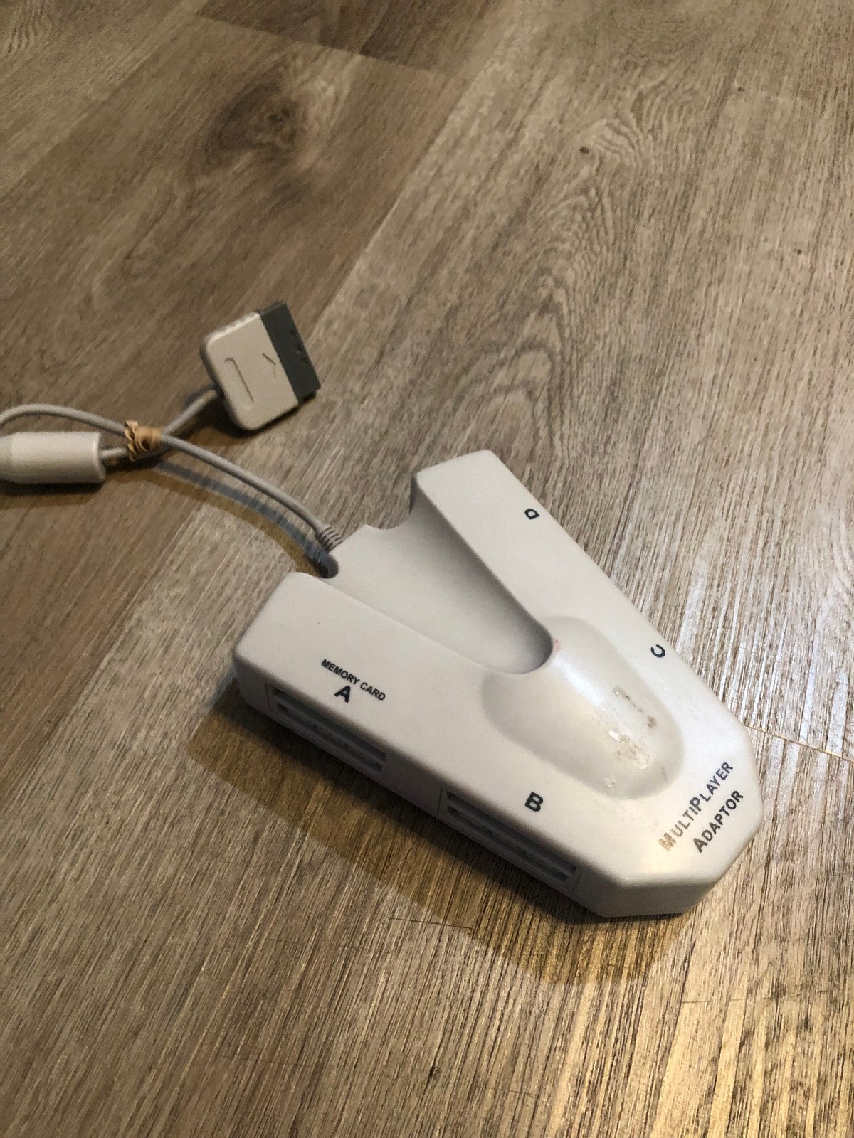 Playstation 1 Multiplayer Adapter Multitap Intec Controller Memory Card Adaptor
