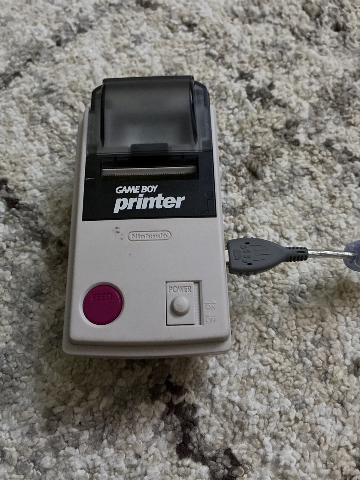 Nintendo Game Boy Printer Gray for Game Boy w/ Link Cable (Free Shipping)