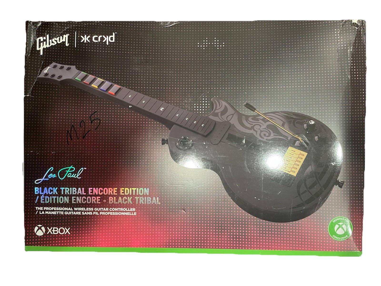 CRKD Gibson Les Paul Guitar Black Tribal Encore – Multi Platform NEW