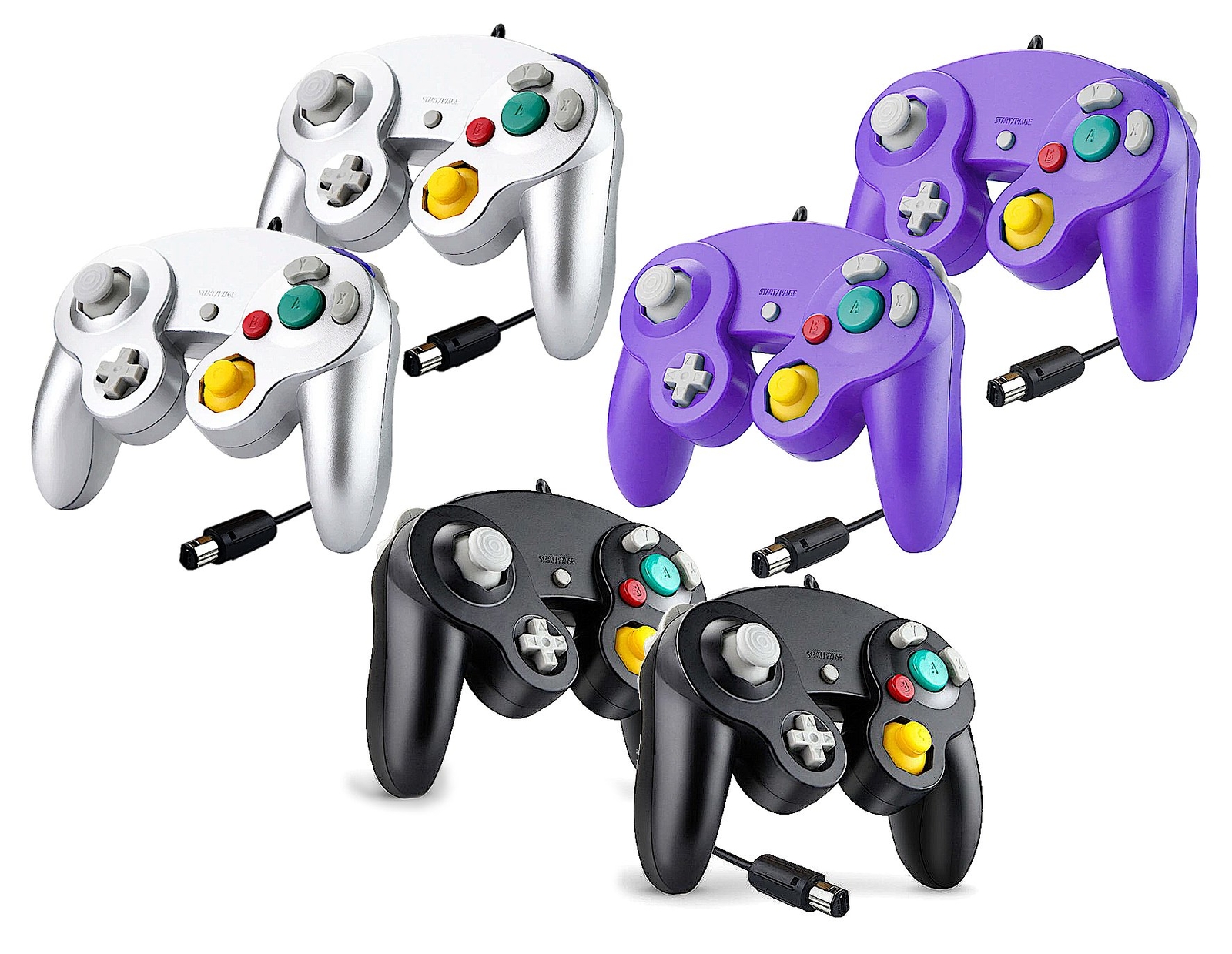 Voomwa Wired Controller for GameCube Nintendo Wii Switch Wired + US Seller