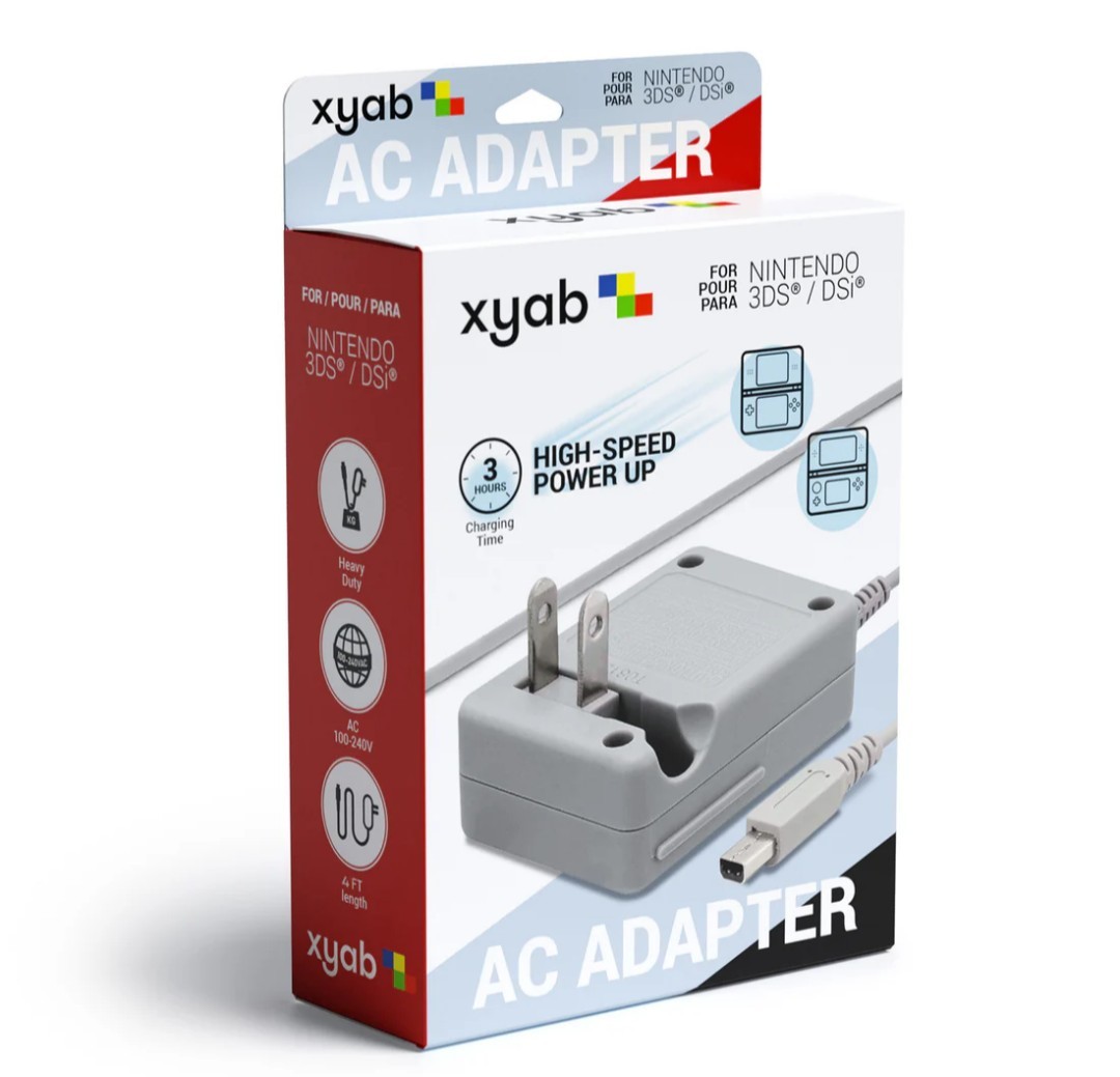 AC Adapter For Nintendo 2DS 3DS DSi DSiXL New 3DS Handheld Charging Cable XYAB