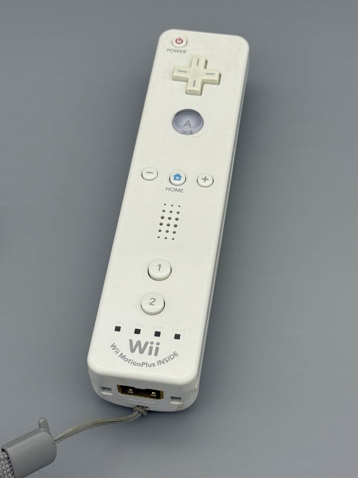 OEM Nintendo Wii Motion Plus Controller – White – Free Shipping – Stained