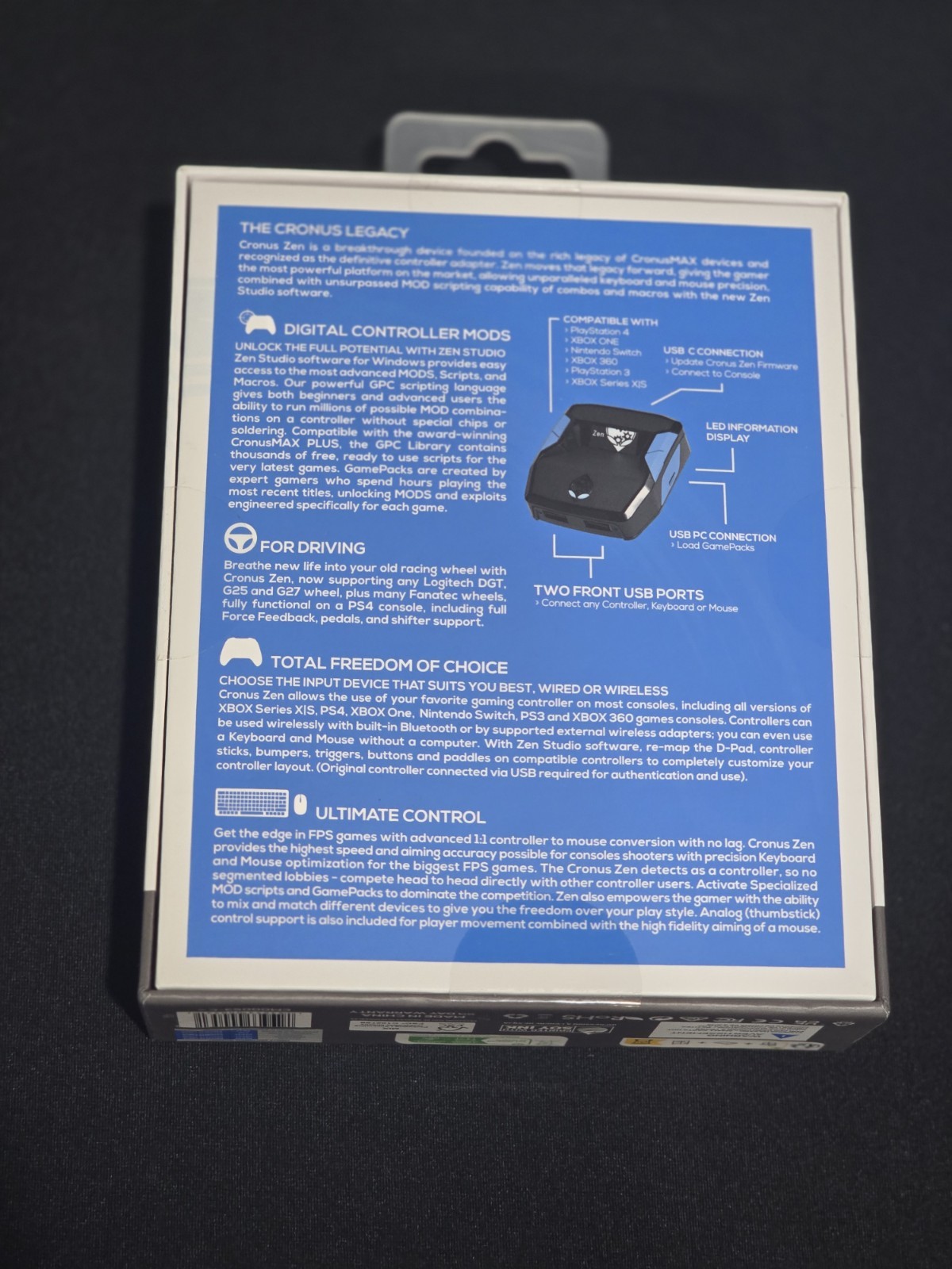 Cronus Zen Controller Adapter – PS4 PS5 Xbox Switch – NEW