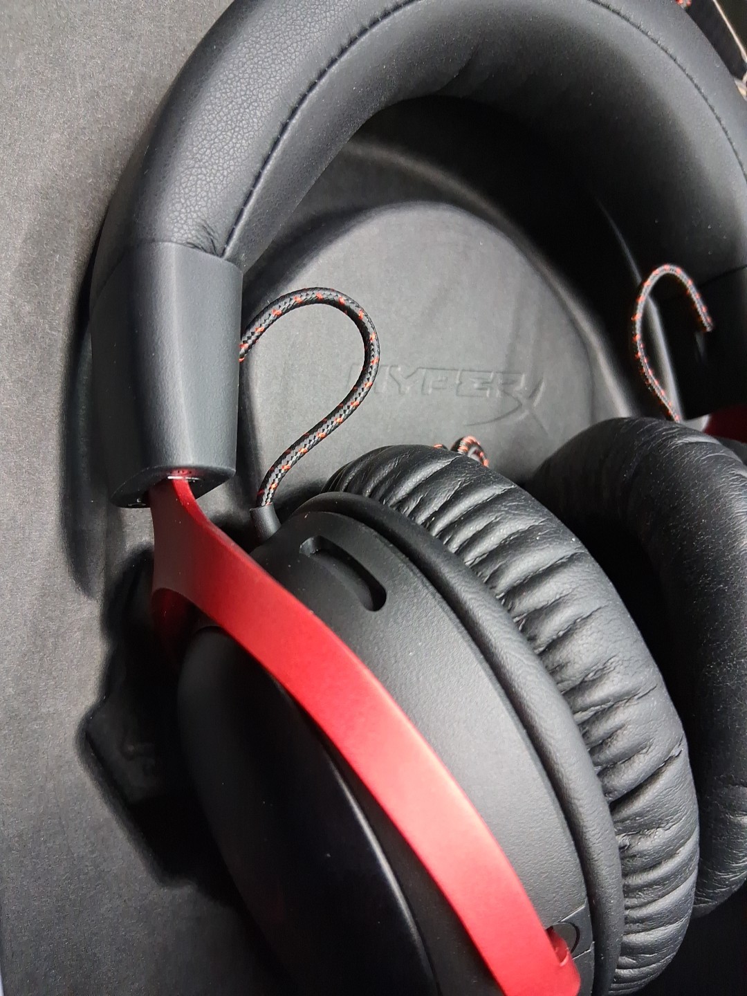 HyperX Cloud III Over-Ear Gaming Headset – Black/Red Excellent Cond Open Box