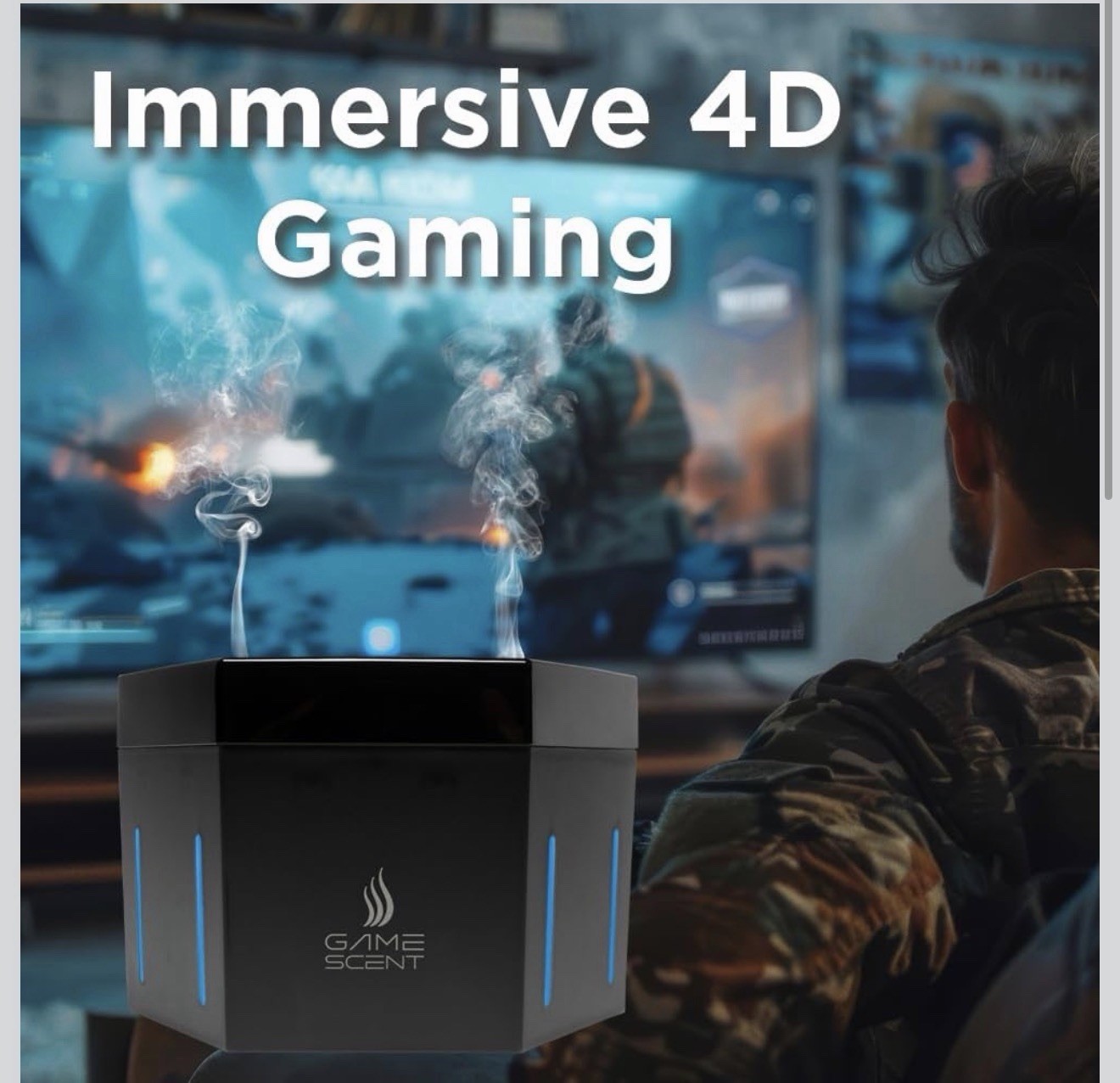 GameScent Automated Gaming Scent Atomizer, Automatically Releases scents associa