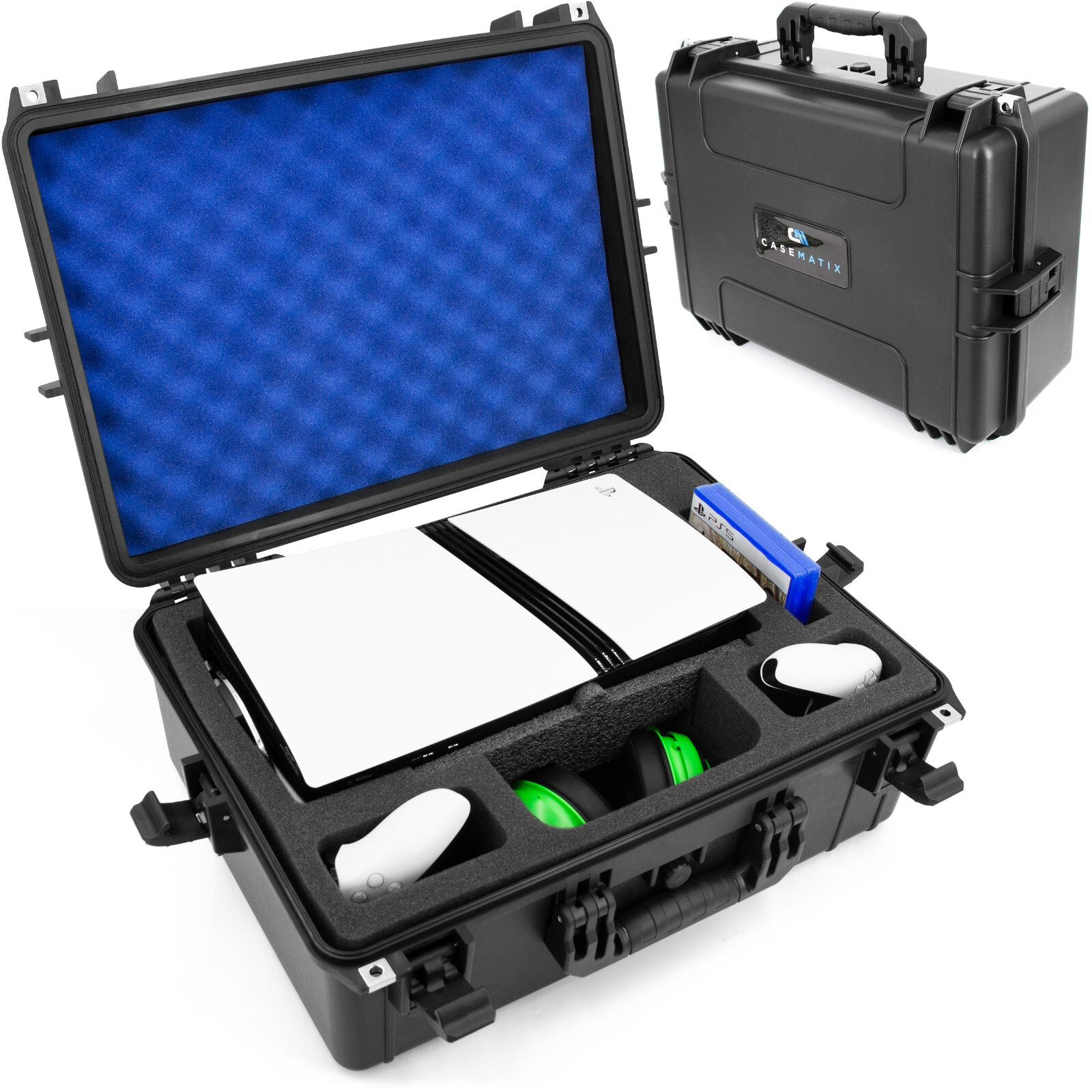 CM Hard Case for Playstation 5 Pro Console & PS5 Pro Disc Drive – Case Only