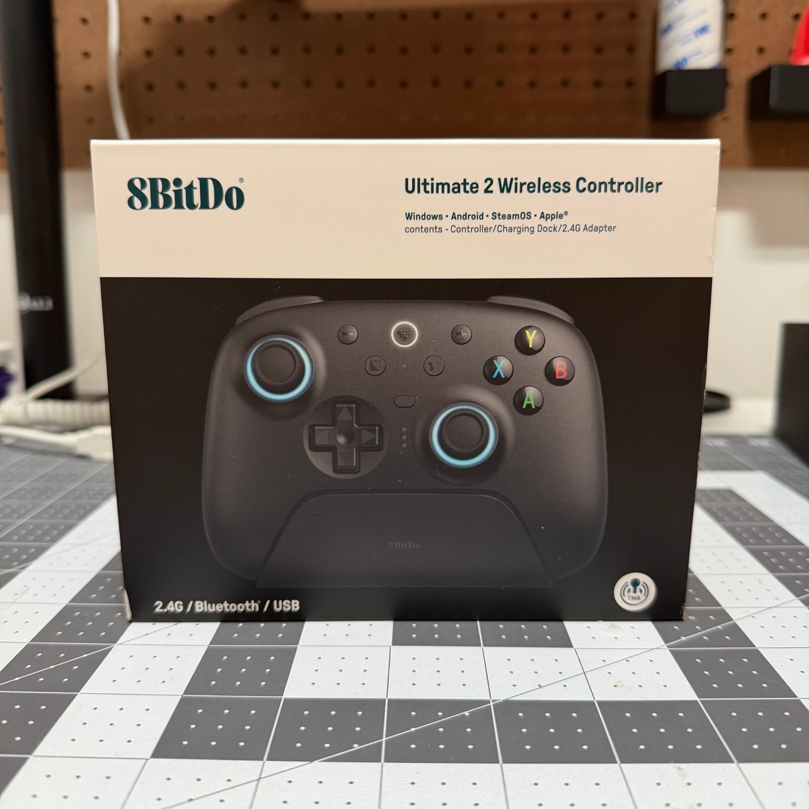 8BitDo Ultimate 2 Bluetooth Controller Black w/ Charging Dock For Switch PC