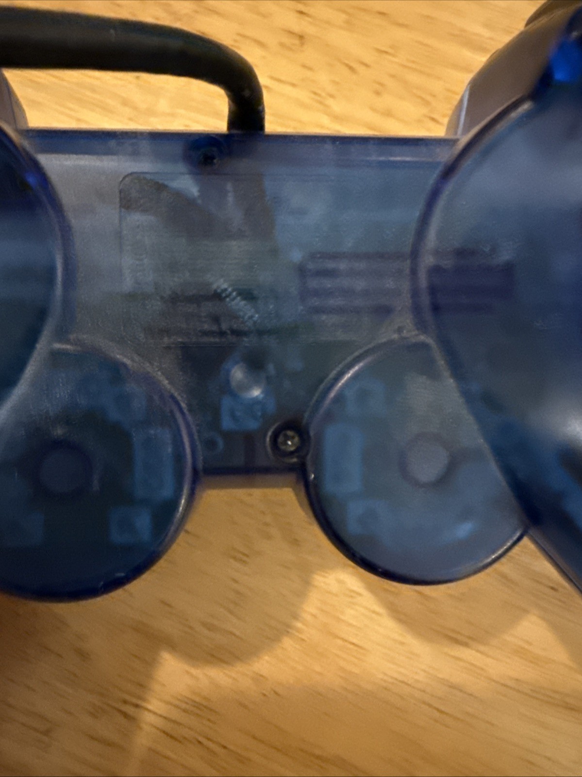 PS2 Controller Ocean Blue Clear DualShock OEM SCPH-10010
