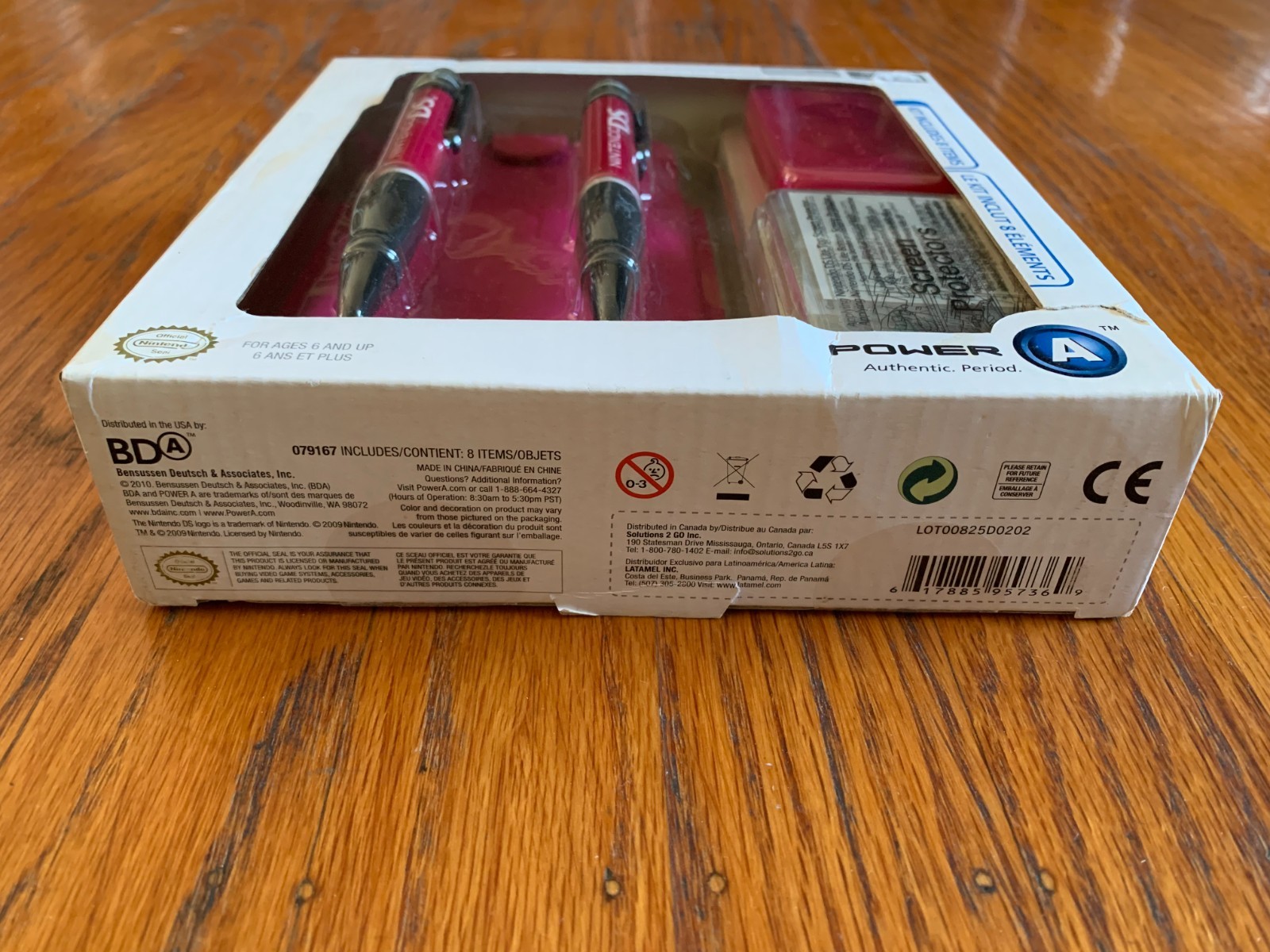 PowerA Nintendo DSi Essentials Kit Pink new sealed