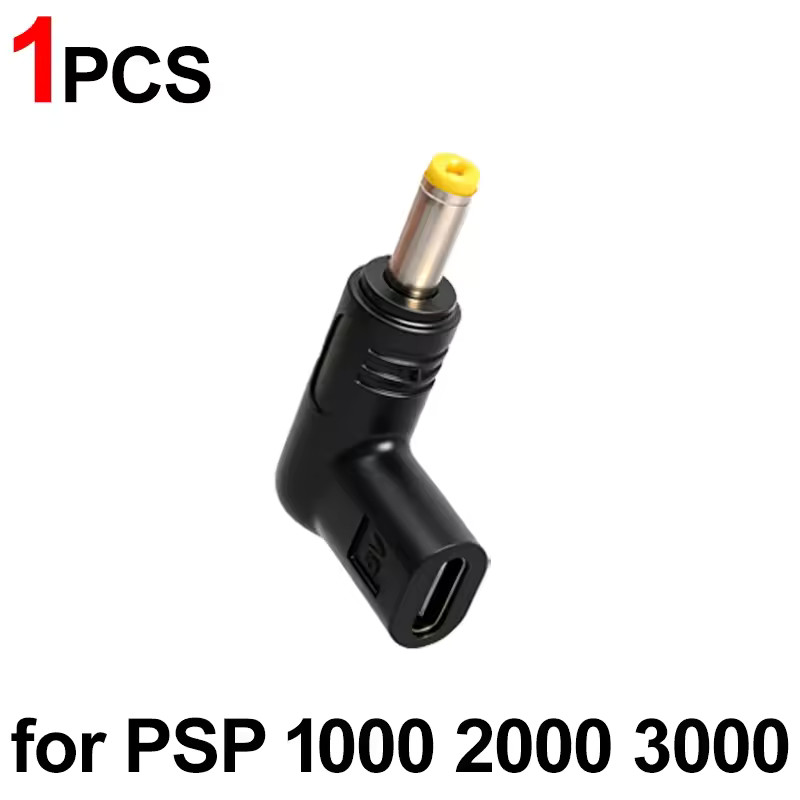 PSP USB-C Charging Adapter for 1000 2000 3000 E1000 Coverts to USB Type-C