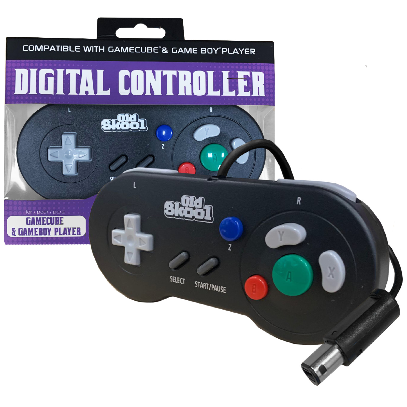 Old Skool Digital Controller for GameCube & Game Boy Player