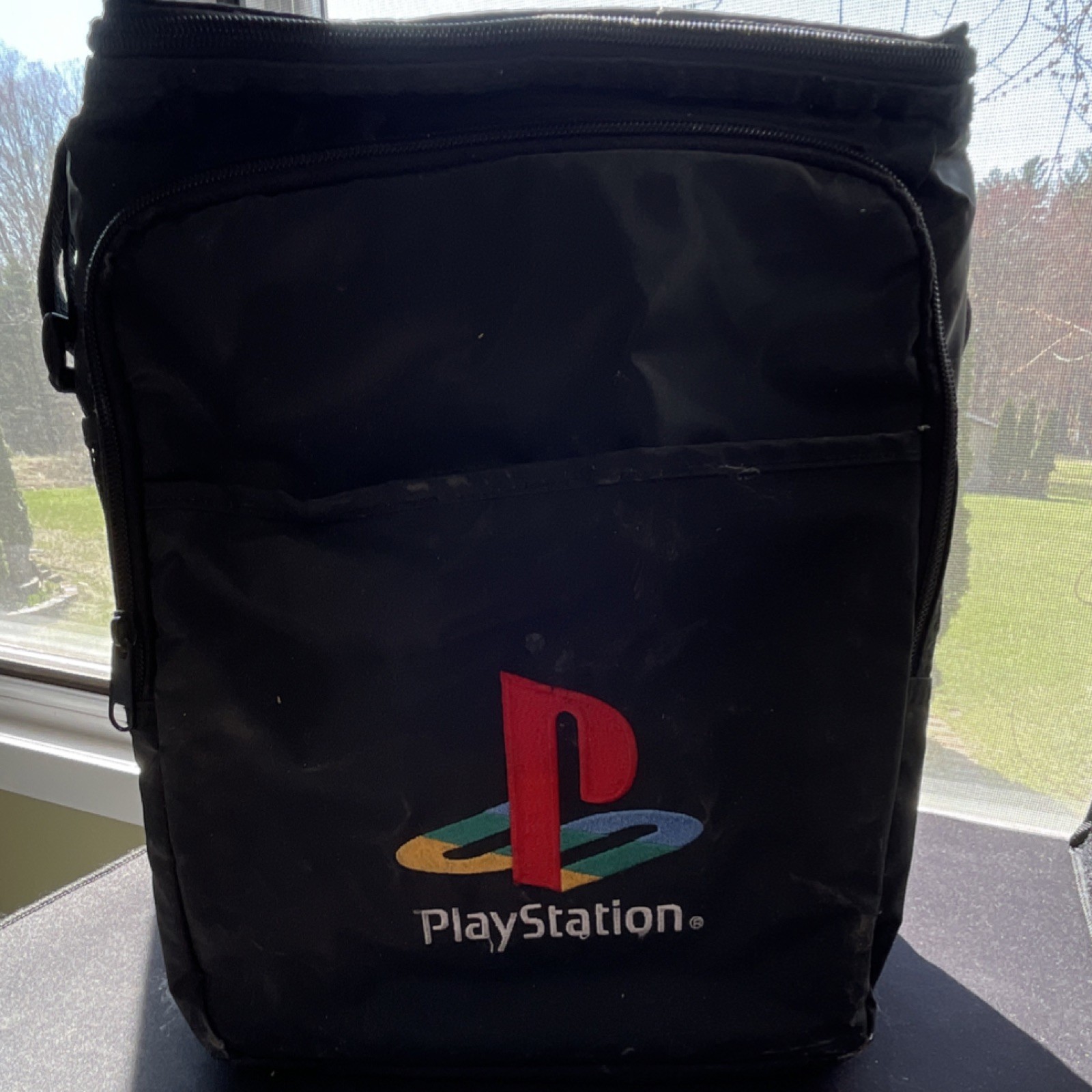 vintage 1990s Sony PlayStation 1 cooler travel bag