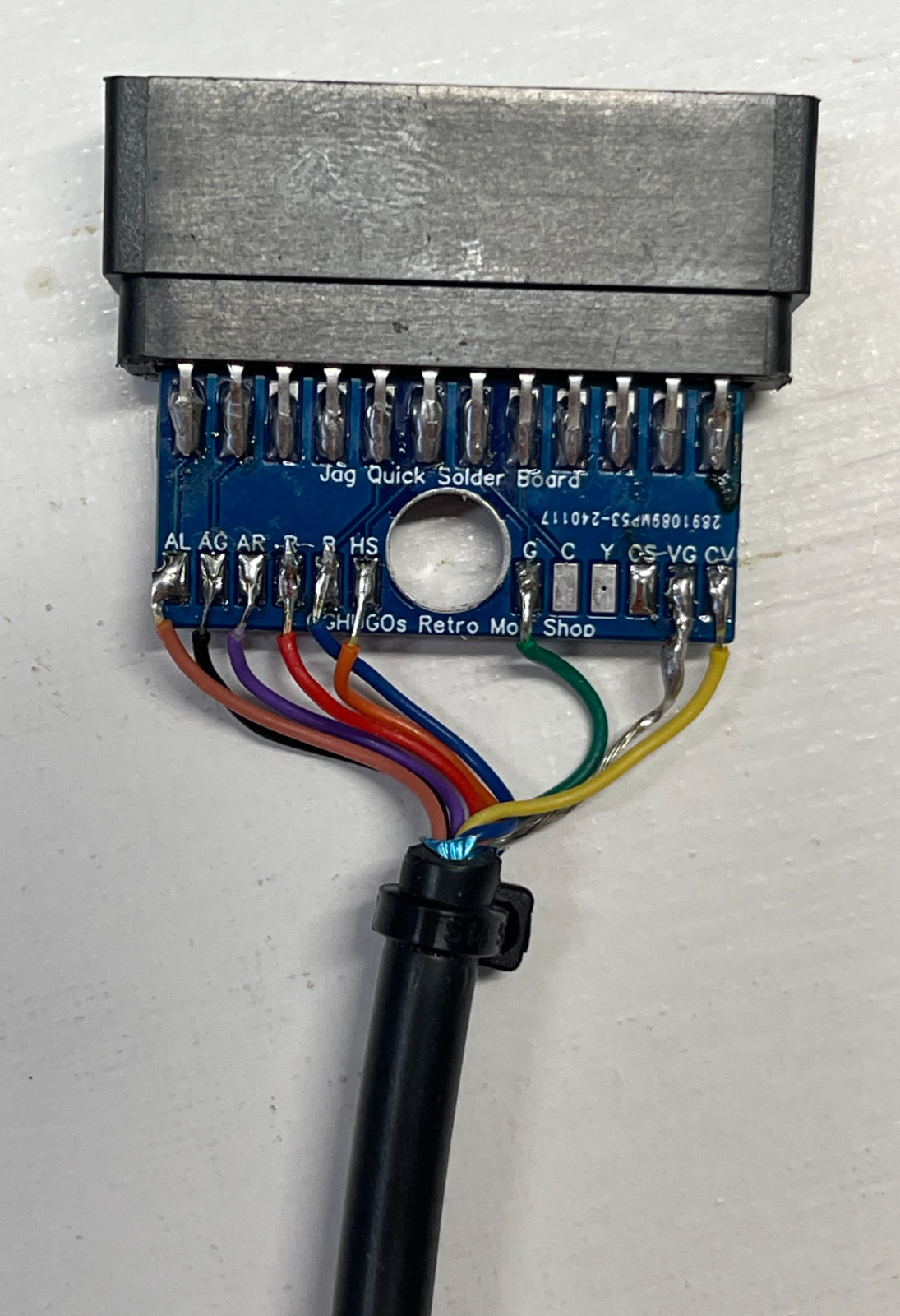 Atari Jaguar RGB Stereo Shielded SCART cable Free SHIP !