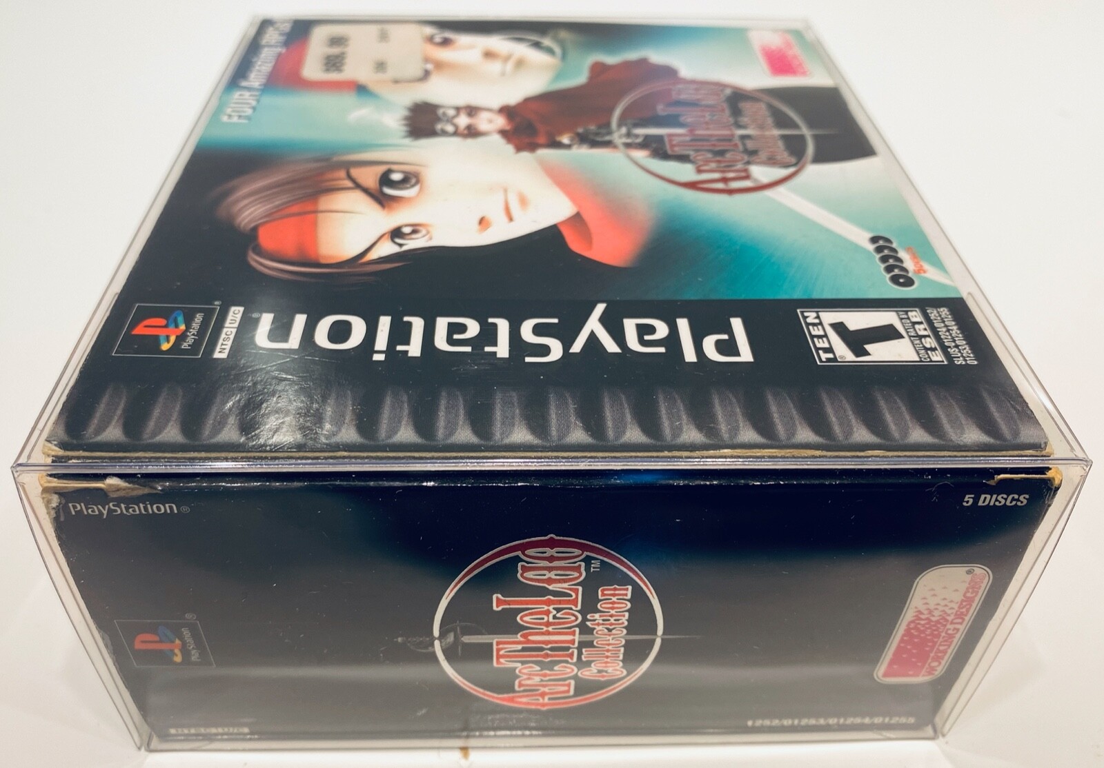 1 Box Protector For ARC THE LAD COLLECTION Playstation Clear Custom Display Case