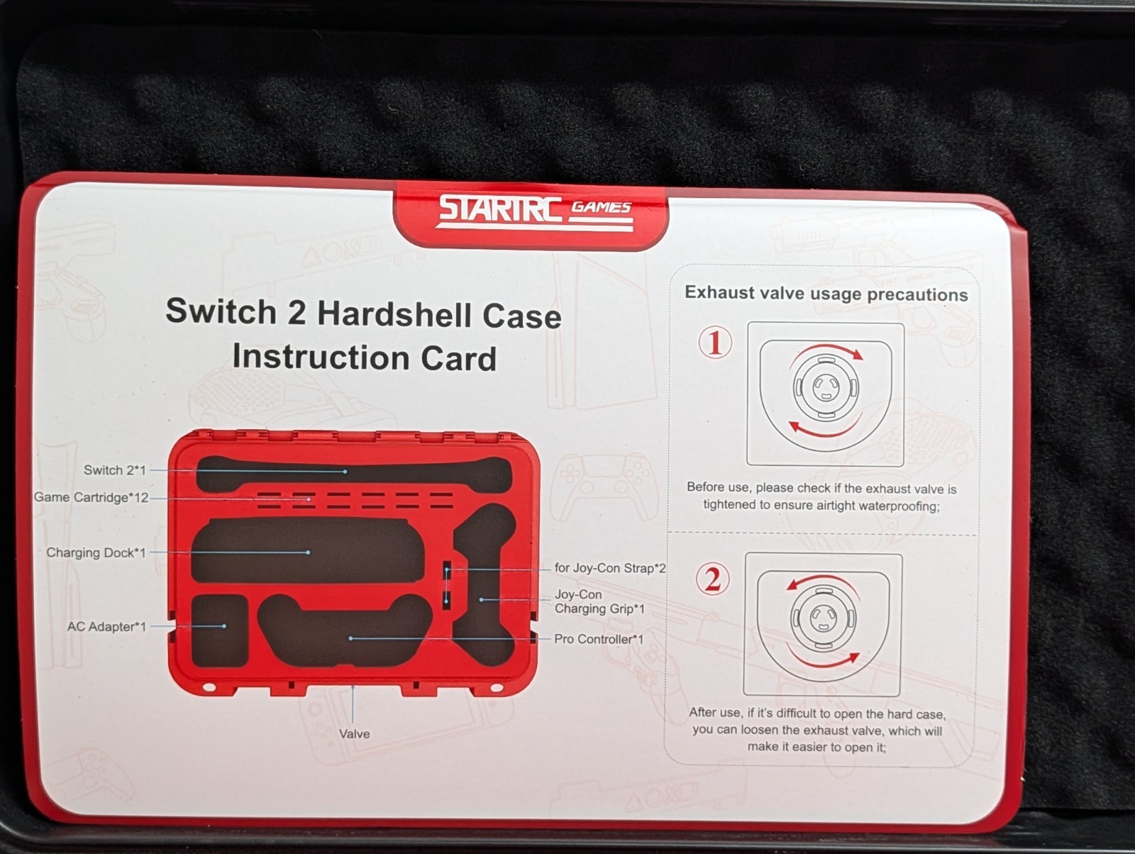 STARTRC GAMES Hard Carrying Case for Nintendo Switch 2, Professional Deluxe IP67