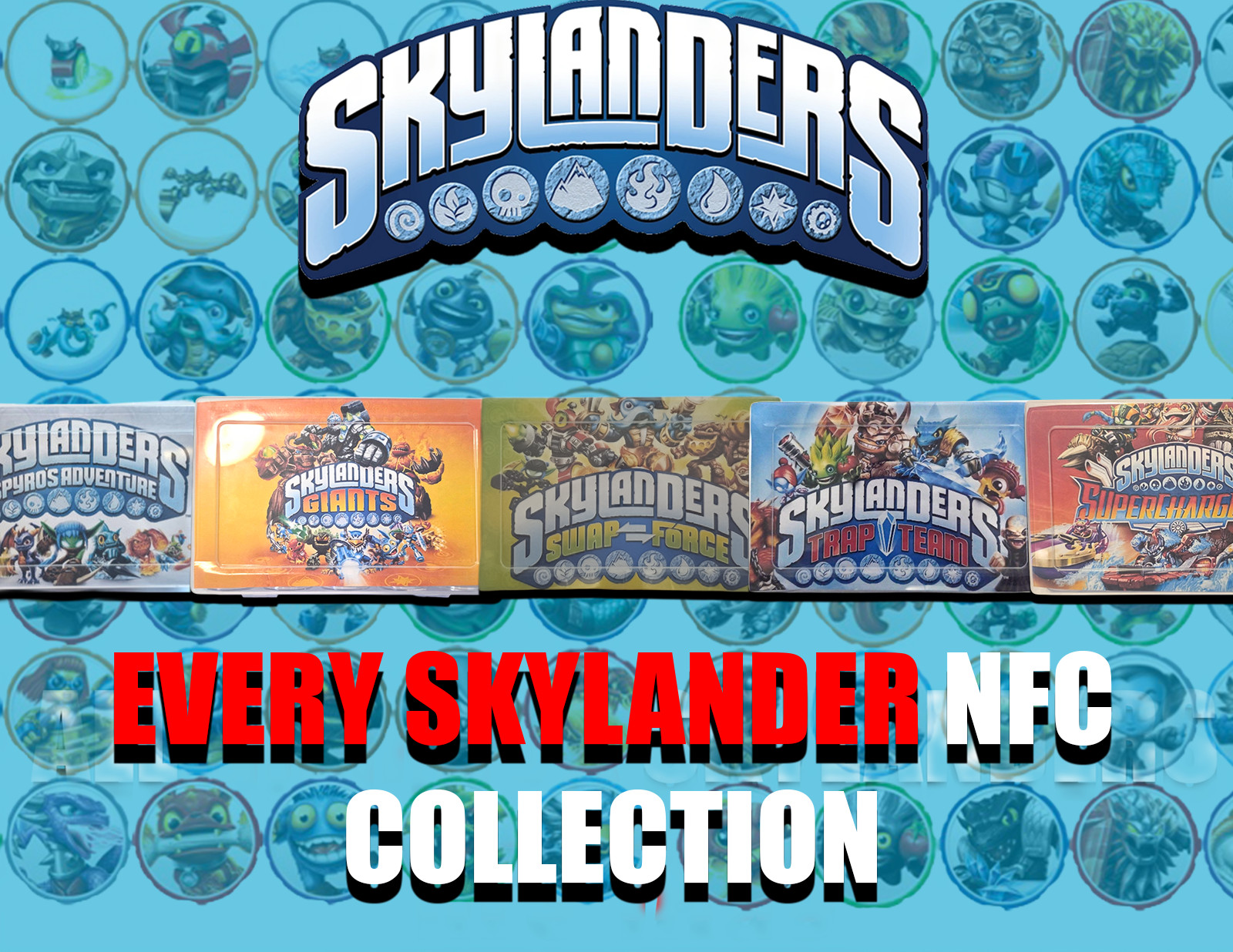 SKYLANDERS NFC Coins: Every Skylander Complete Collection