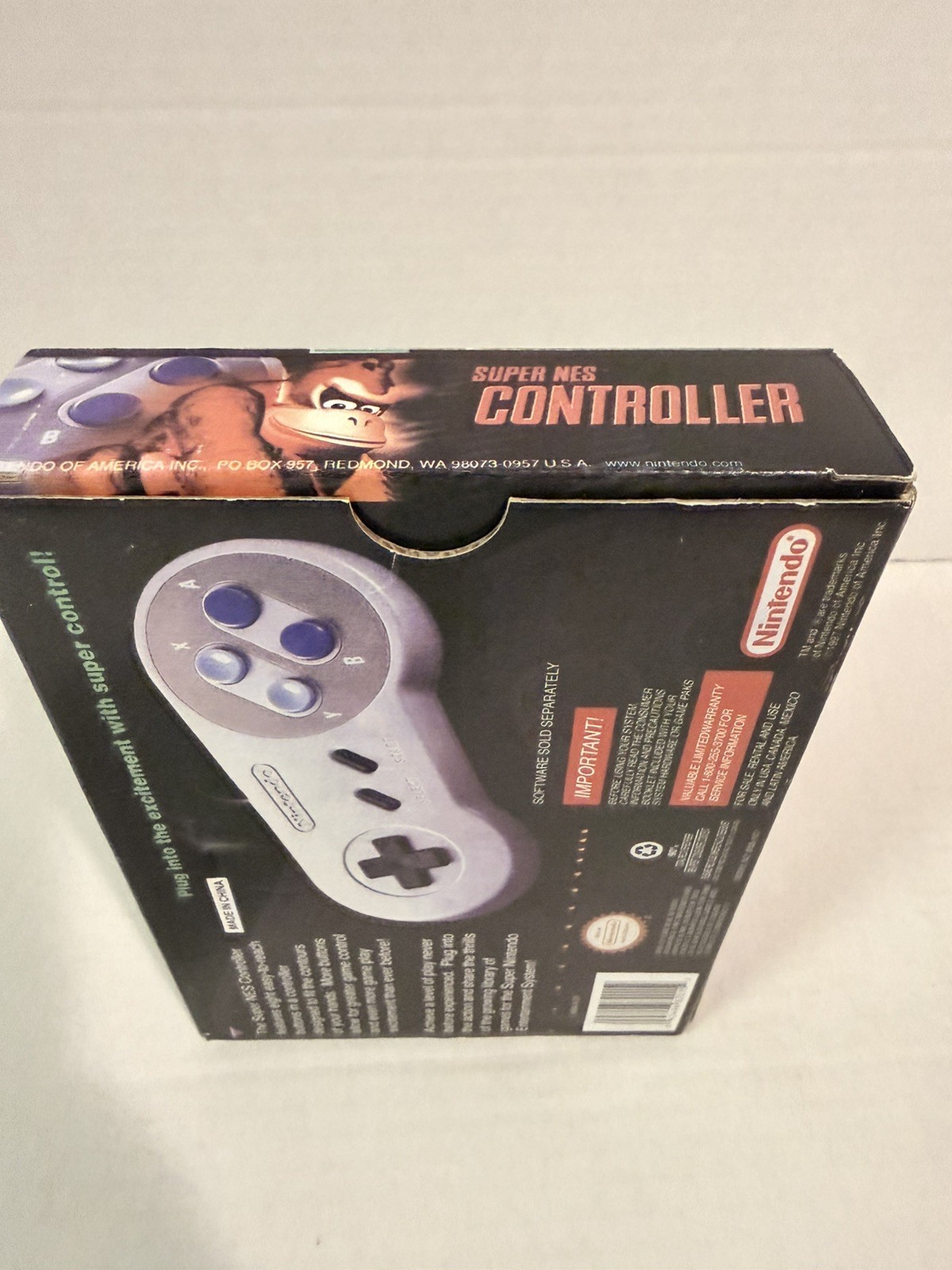 Super Nintendo SNES Controller OEM SNS-005 New in Original Pack-in Packaging