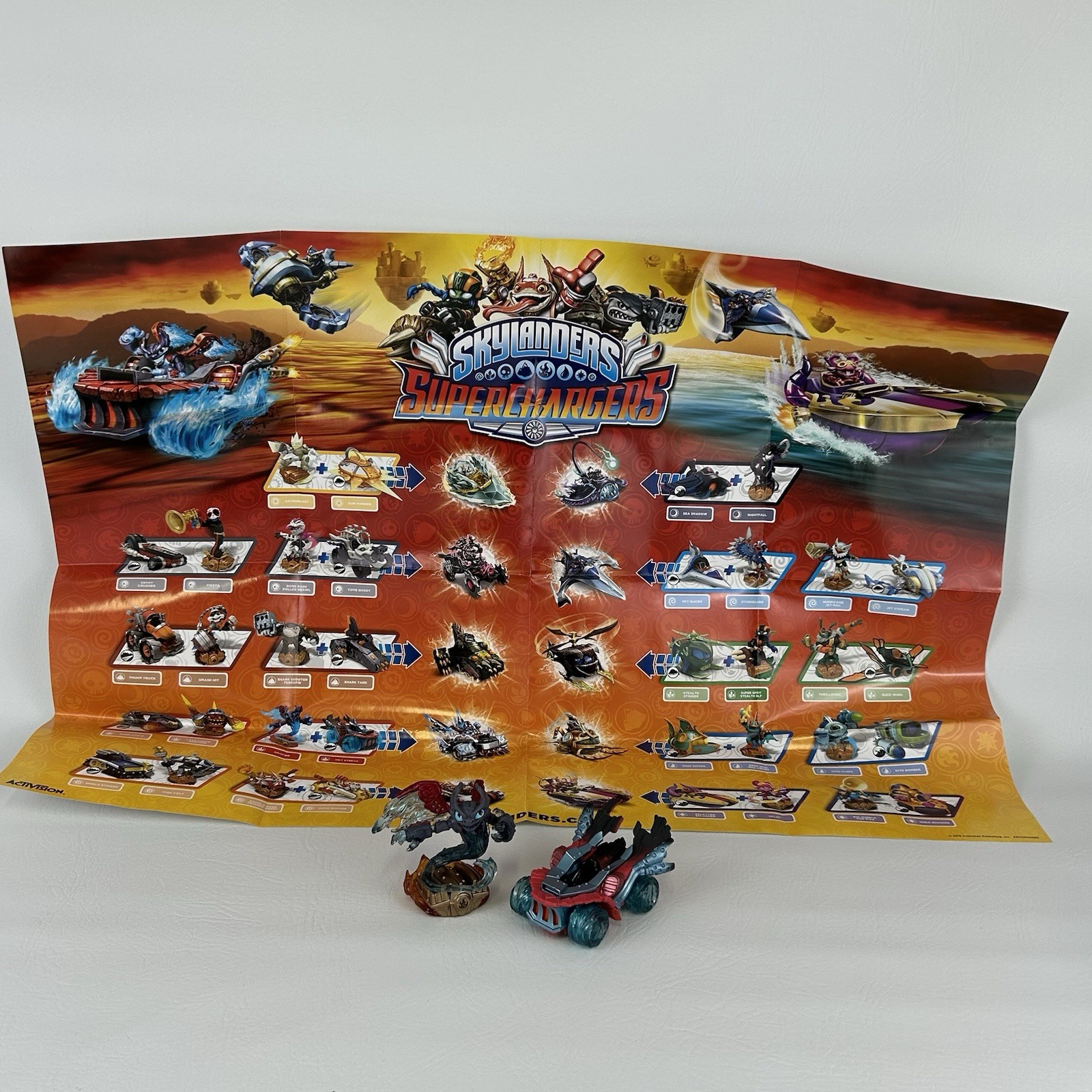 Skylanders Superchargers Poster Spitfire Hot Streak Character Figure Activision