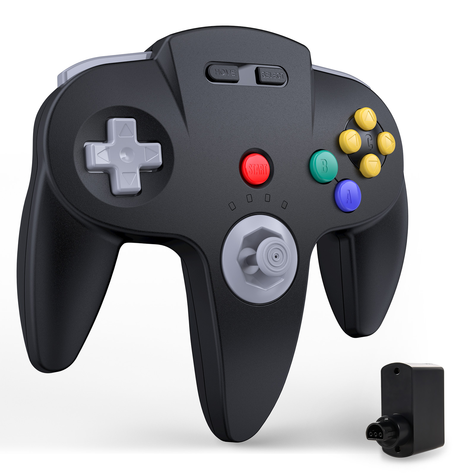2.4G Wireless N64 Controller Console Gamedpad w/Rumble Pak For Nintendo N64 US