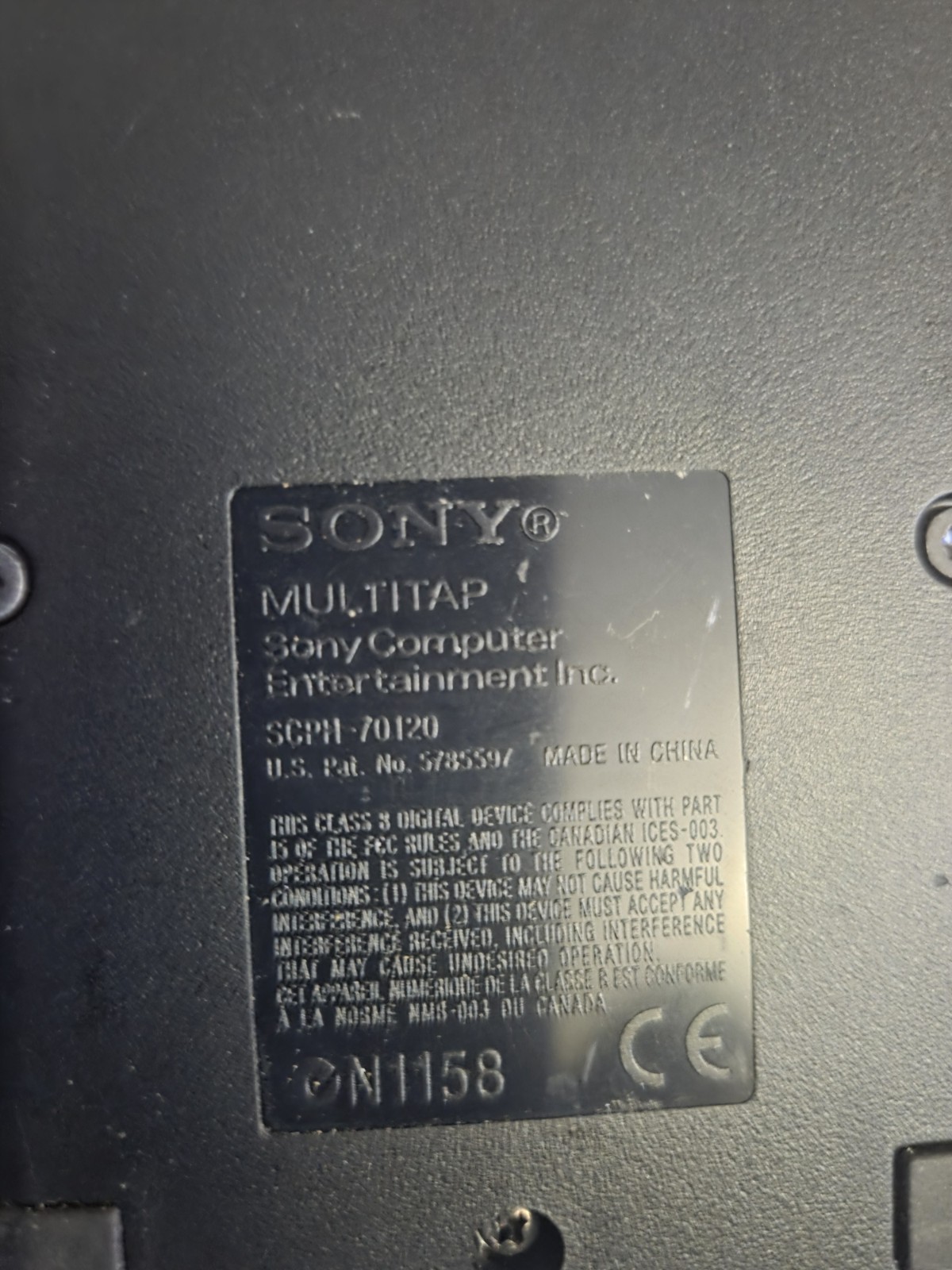Genuine Sony PlayStation 2 Slim PS2 Multitap Multi Tap Adapter SCPH-70120