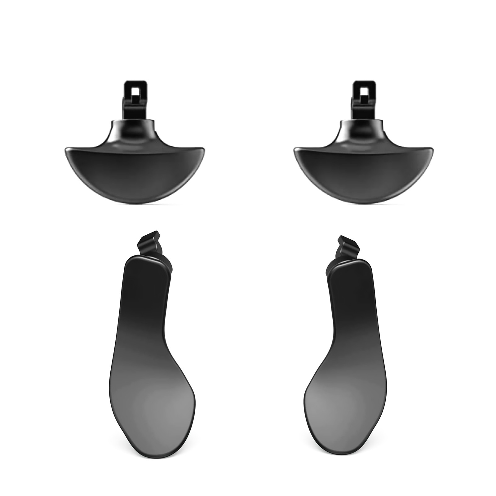 4X Black Stainless Steel Back Button Paddles For PS5 Edge Controller Accessories