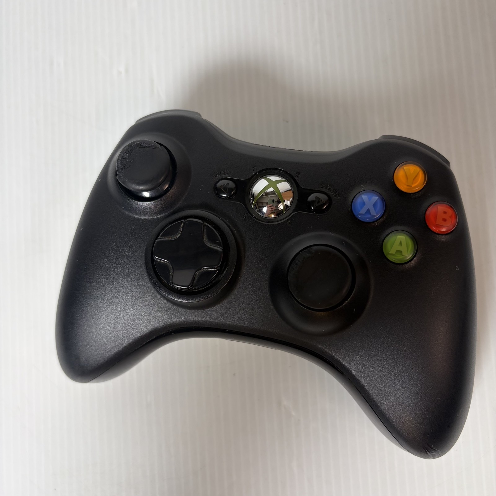Official Microsoft Xbox 360 Wireless Controller Black Original OEM – C Grade
