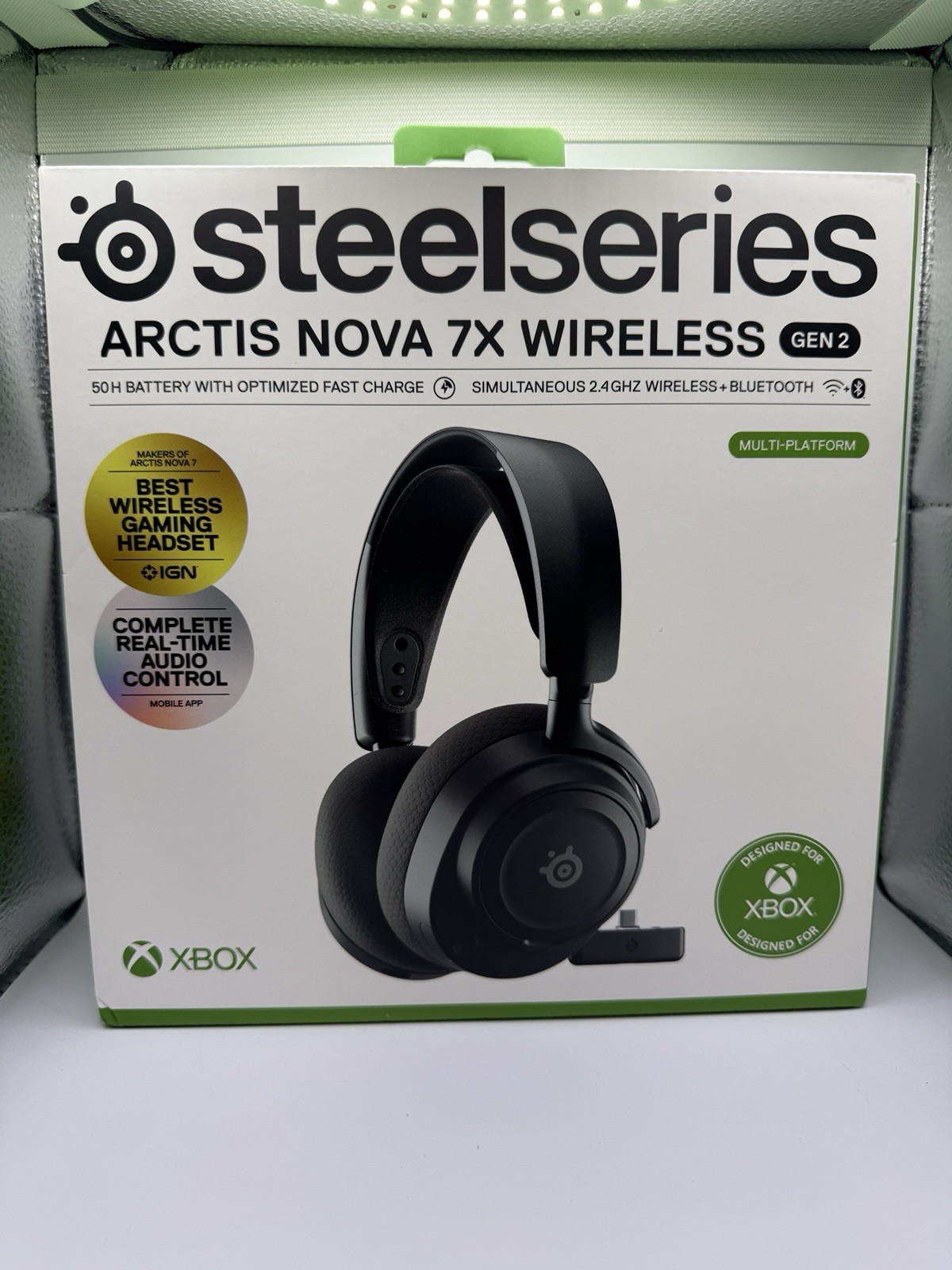 SteelSeries Arctis Nova 7X Wireless Gen 2 Gaming Headset Black New
