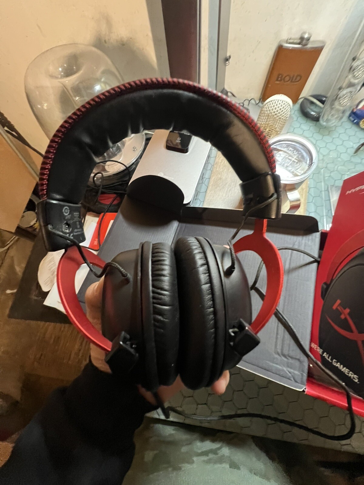 HyperX Cloud II Over-Ear Gaming Headset – Black/Red(wired)