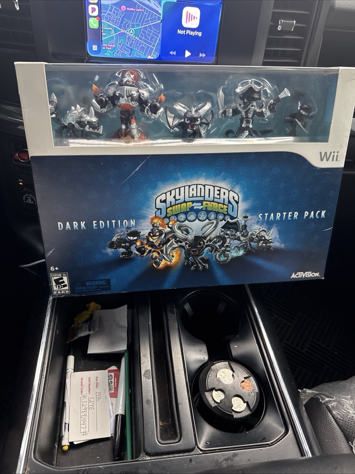 Activision Skylanders Swap Force Dark Edition Starter Pack Wii Exclusive Figures