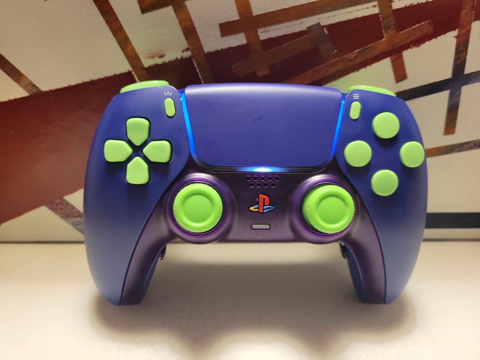 TMR Analogs Back Buttons Insta Trig Custom Gakactic Purple Ps5 Controller