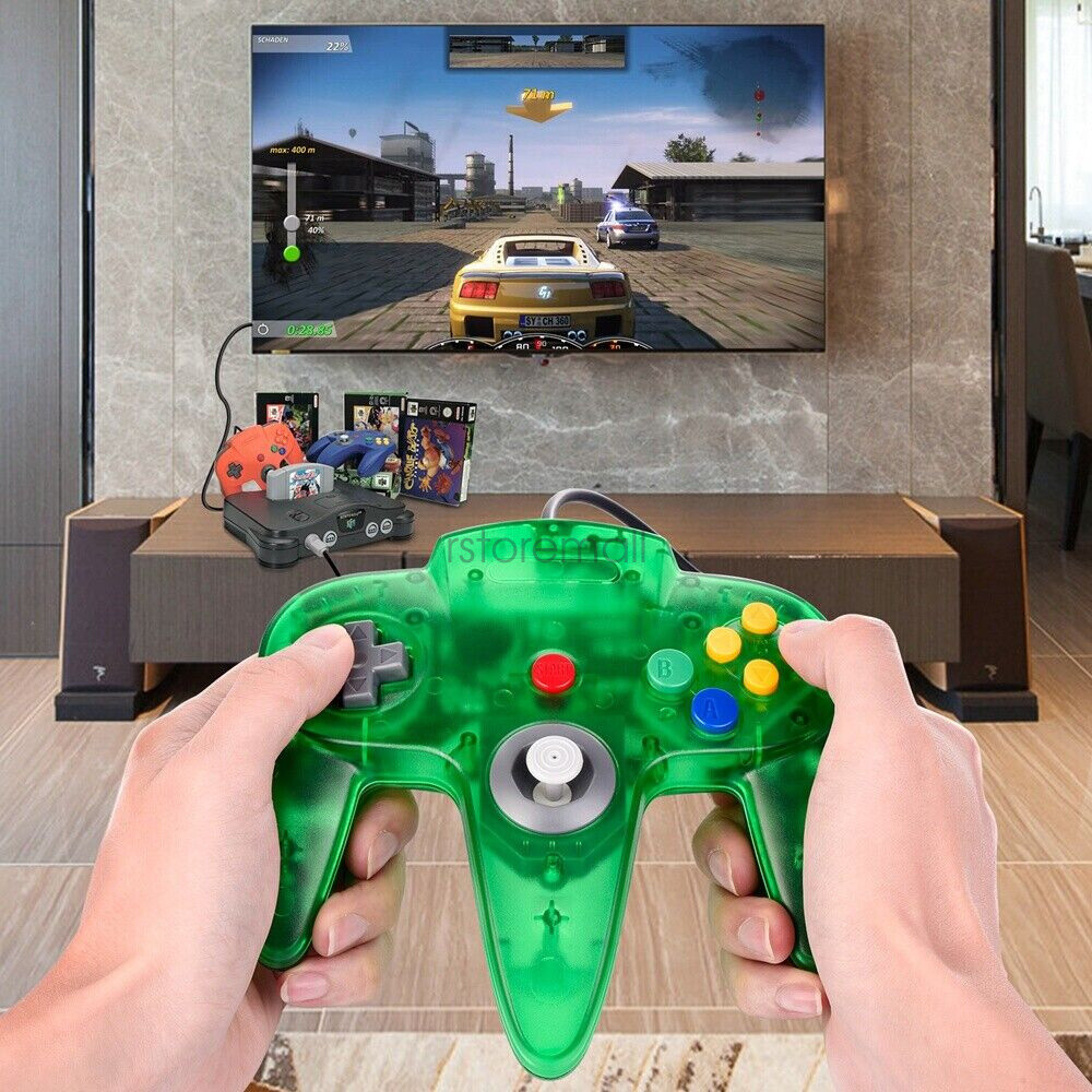 N64 Classic Wired Controller Joypad For Nintendo N64 Video Game/N64 Rumble Pack