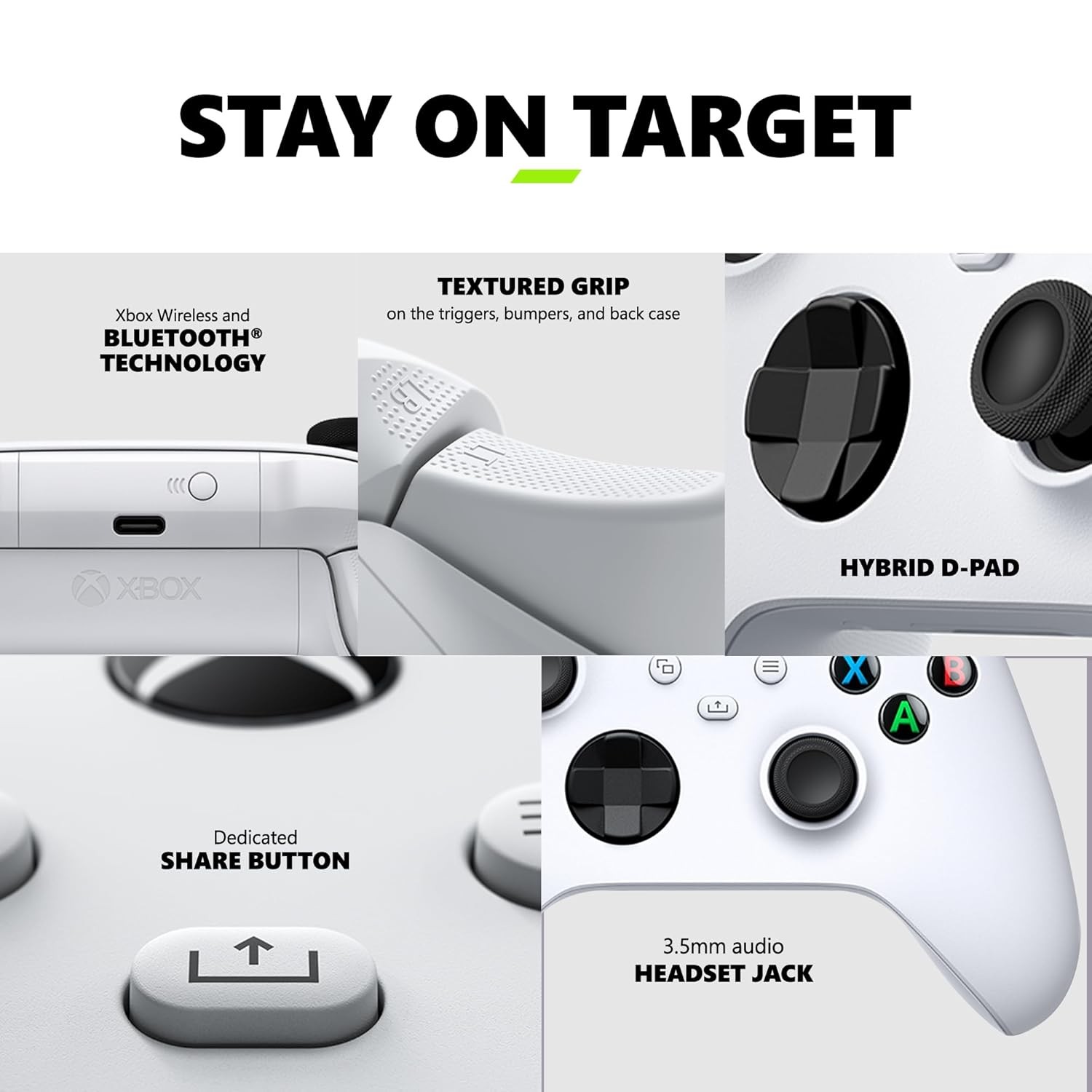 Microsoft EP2-29919 Xbox Series X/S, One Wireless Controller, Robot White