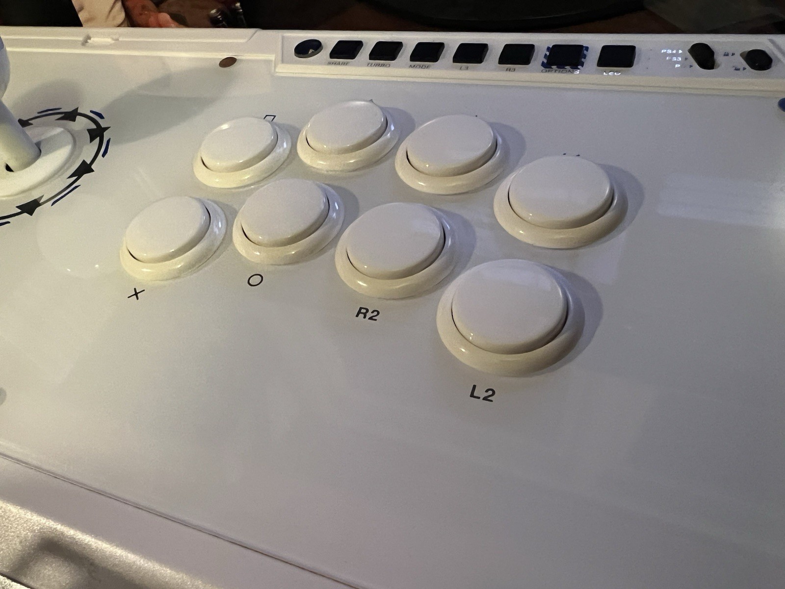 Qanba Pearl Fight Stick for PS5 PS4 PS3 and PC