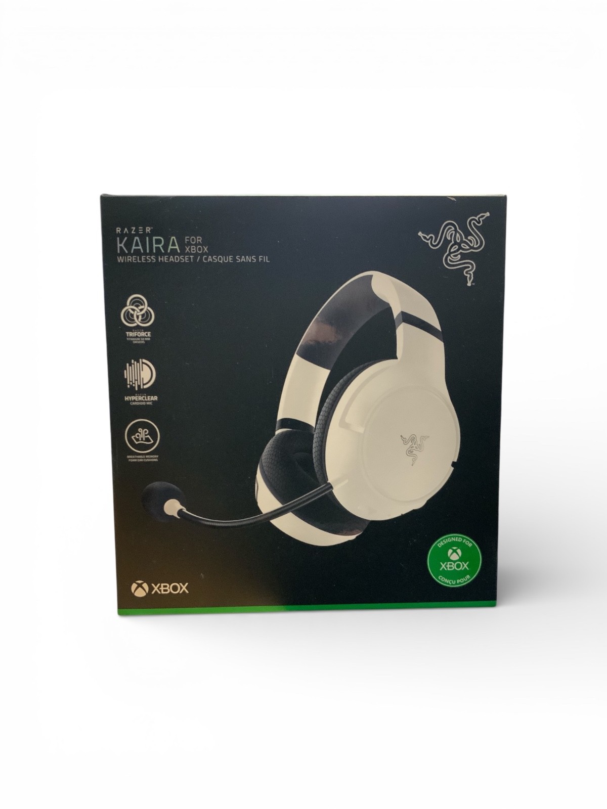 Razer Kaira Wireless Gaming Headset for Xbox Series X|S, Xbox One – White