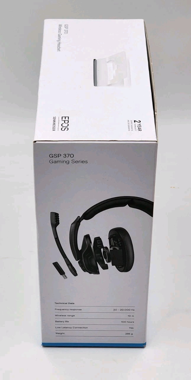 Sennheiser EPOS GSP 370 Wireless Gaming Headset Complete W/Box – Free Shipping