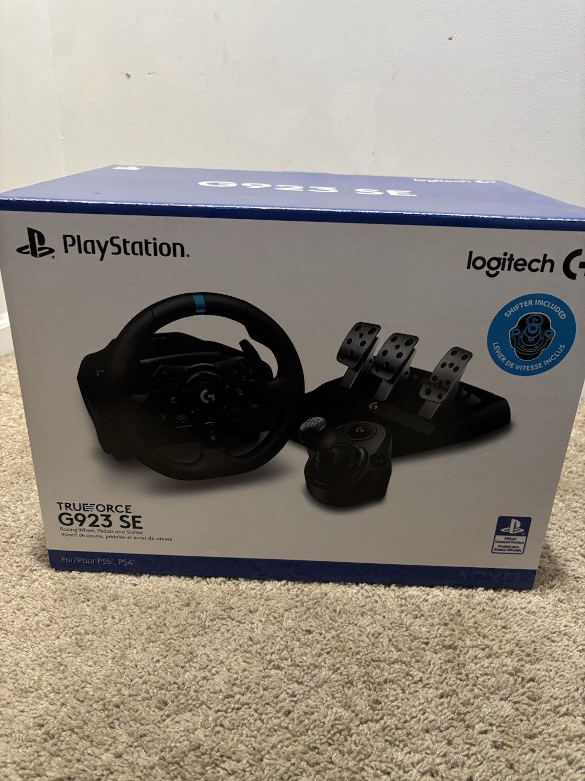 Logitech G923 SE Racing Wheel and Shifter PS5