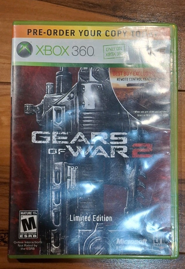 Gears of War 2 Limited Edition – Xbox 360 Best Buy Pre-Order Display Case ONLY