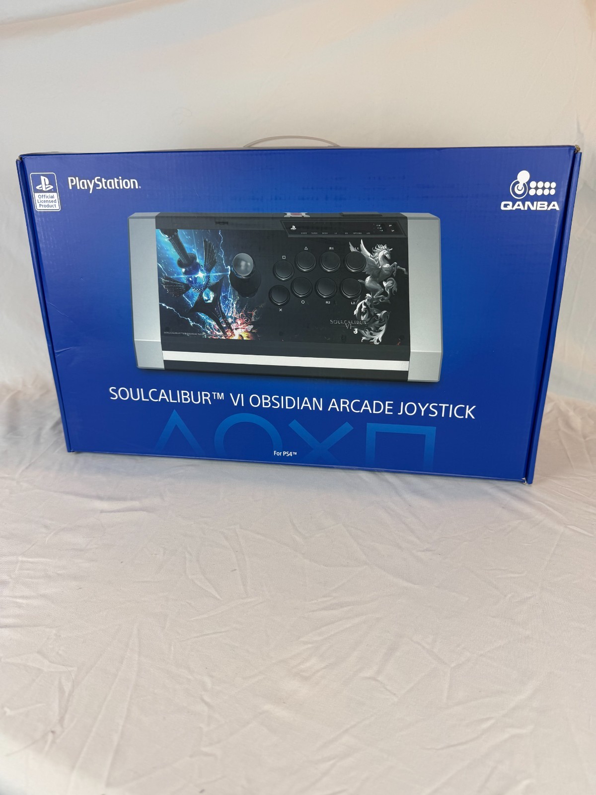 PlayStation 4 Qanba Obsidian Arcade Fight Stick Soul Calibur Edition Controller