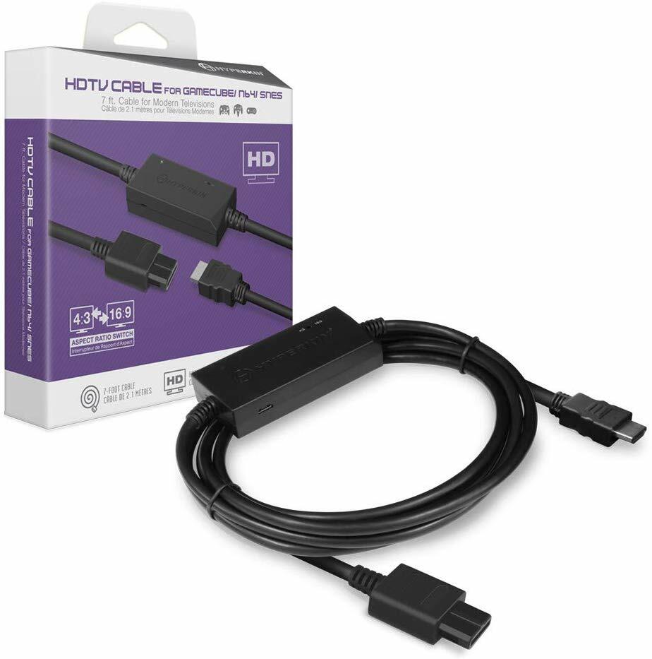 Hyperkin 3in1 HDTV HD Cable for Nintendo GameCube/ N64 / SNES