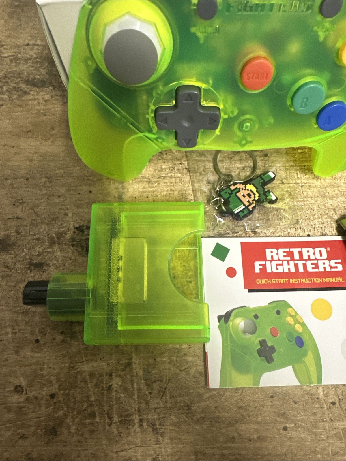 Brawler 64 Wireless Controller for Gaming Extreme Green