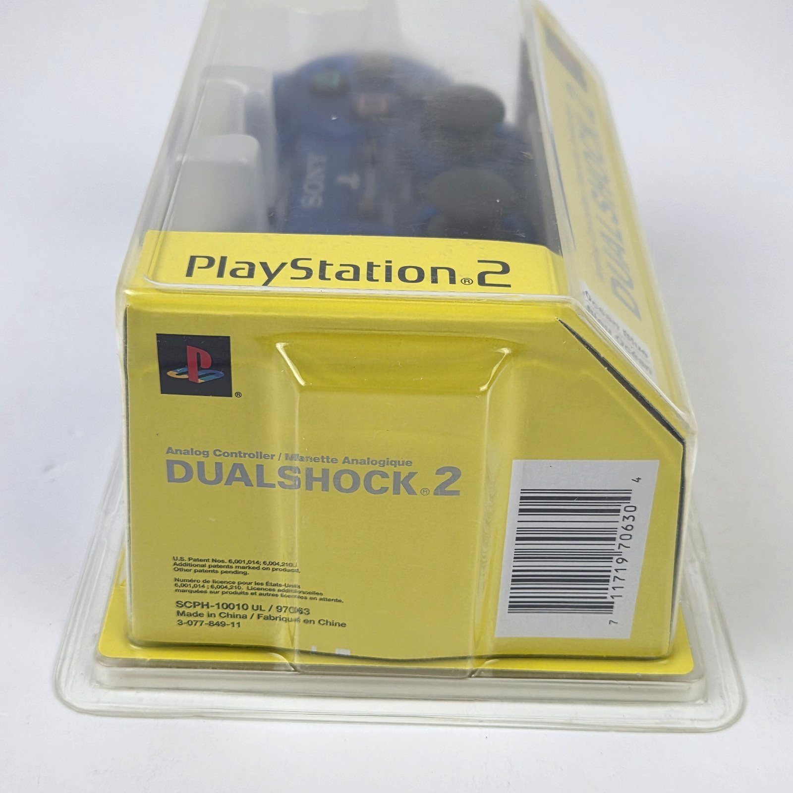 Sony Playstation 2 Dual shock Analog Controller Blue Sealed OEM Authentic 2002