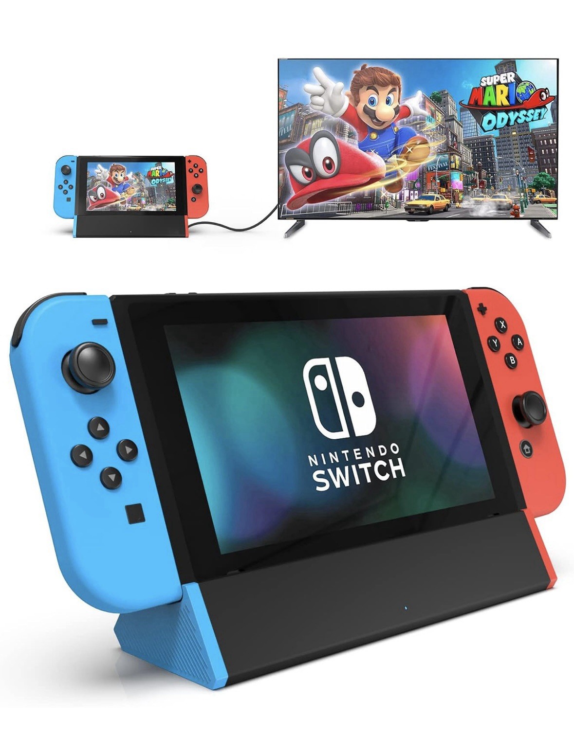 SIWIQU TV Docking Station For Nintendo Switch OLED 4K HDMI Adapter Charger Dock