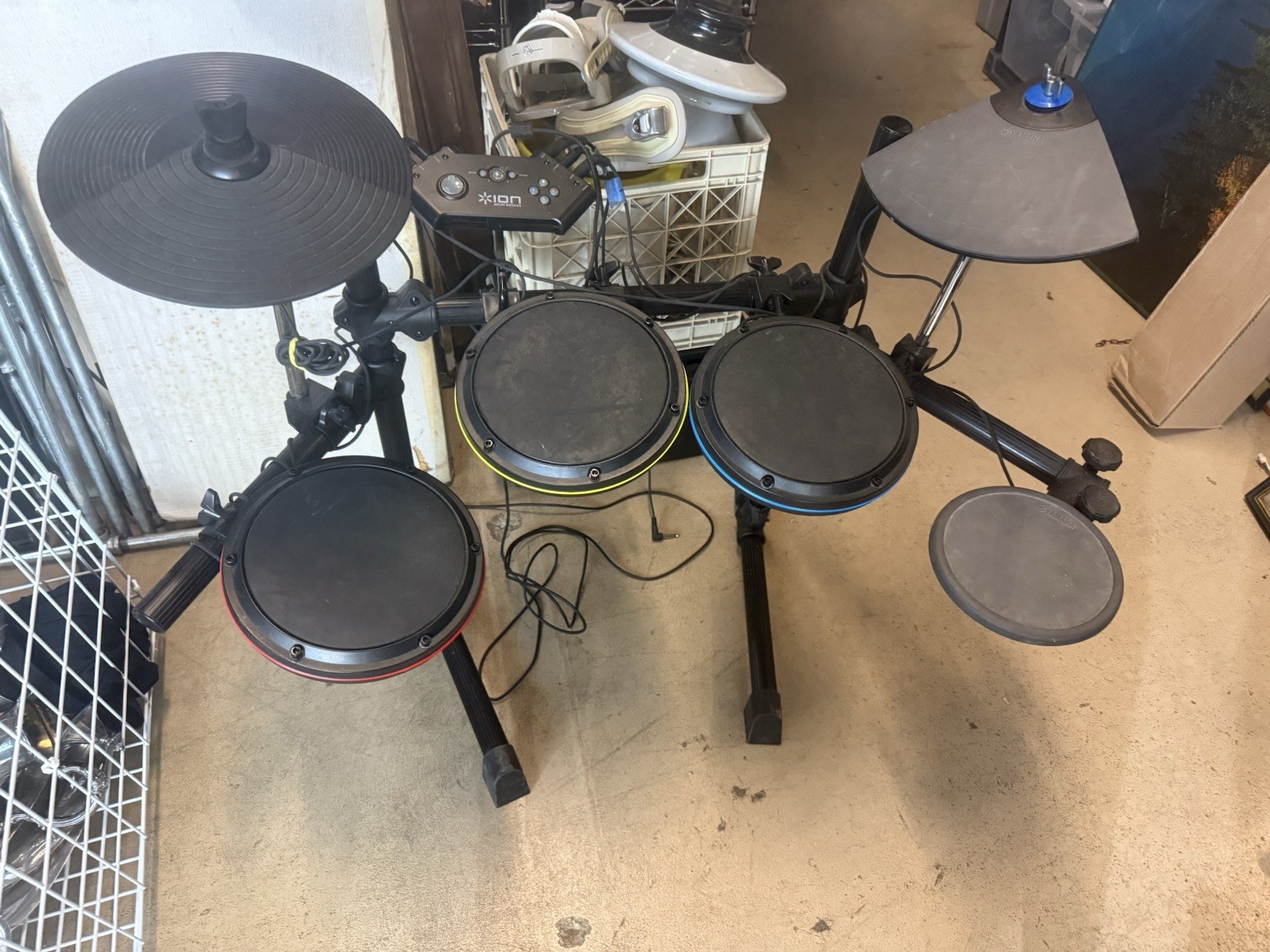 Ion Audio Rocker Premium (IED07) Drum Rocker See Details No pedal Replaced Heads